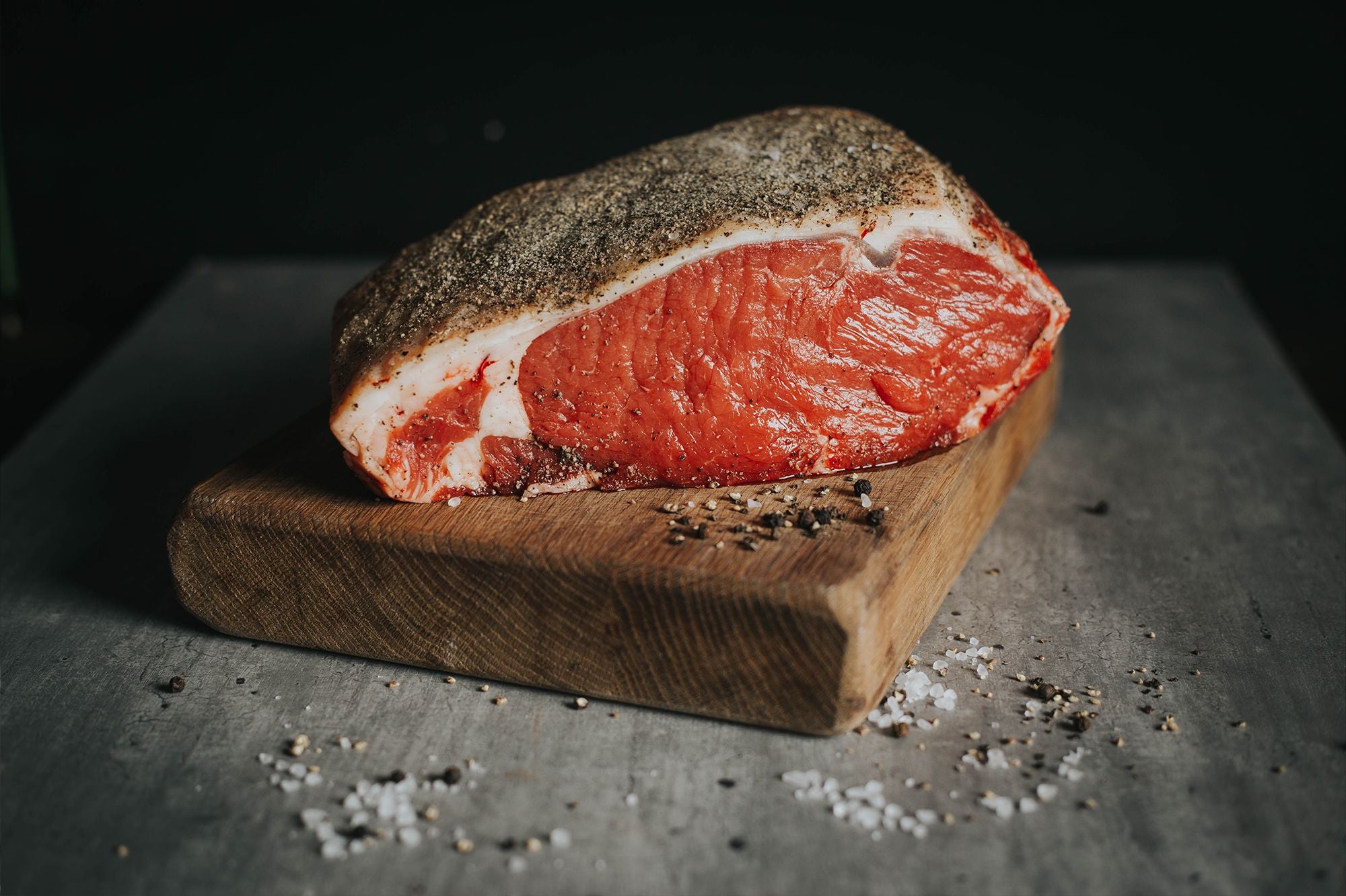 Sirloin Roast Beef with Salt & Pepper Crust