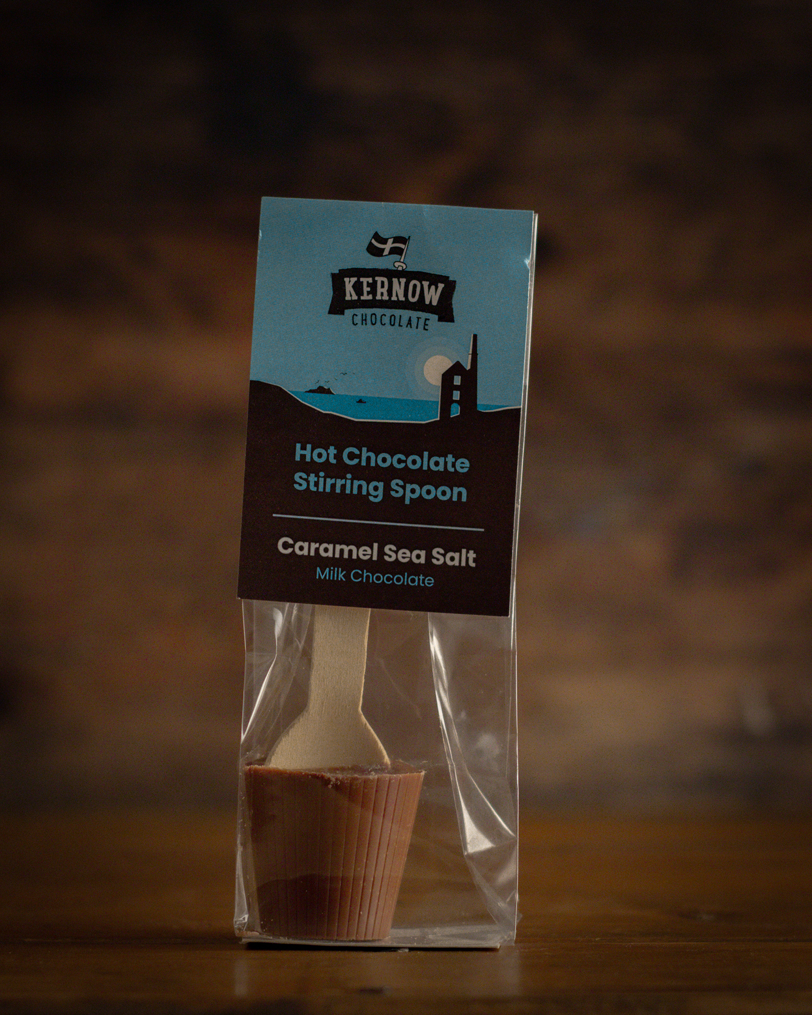 Kernow Hot Chocolate Stirring Spoon - Caramel Sea Salt