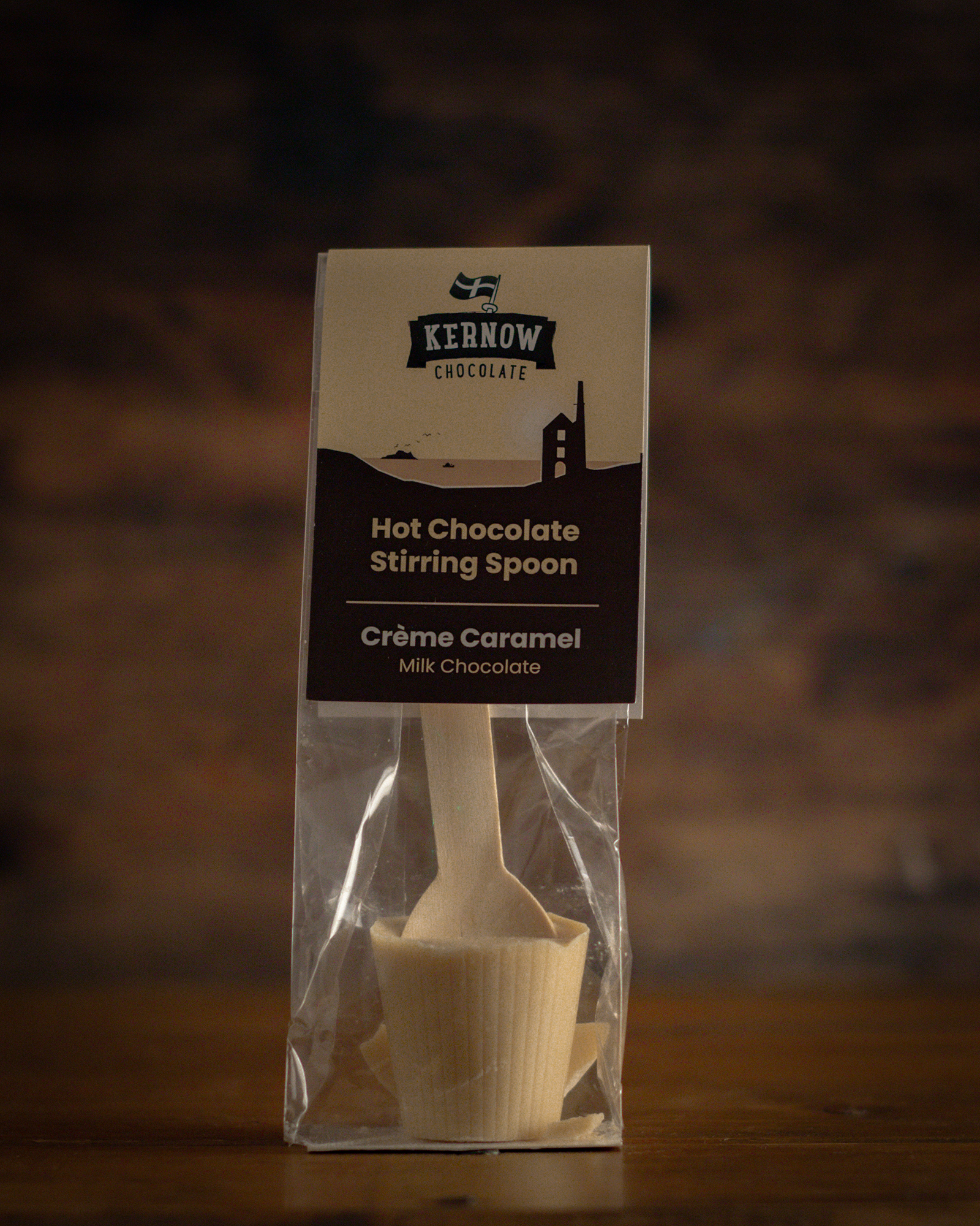Kernow Hot Chocolate Stirring Spoon - Creme Caramel