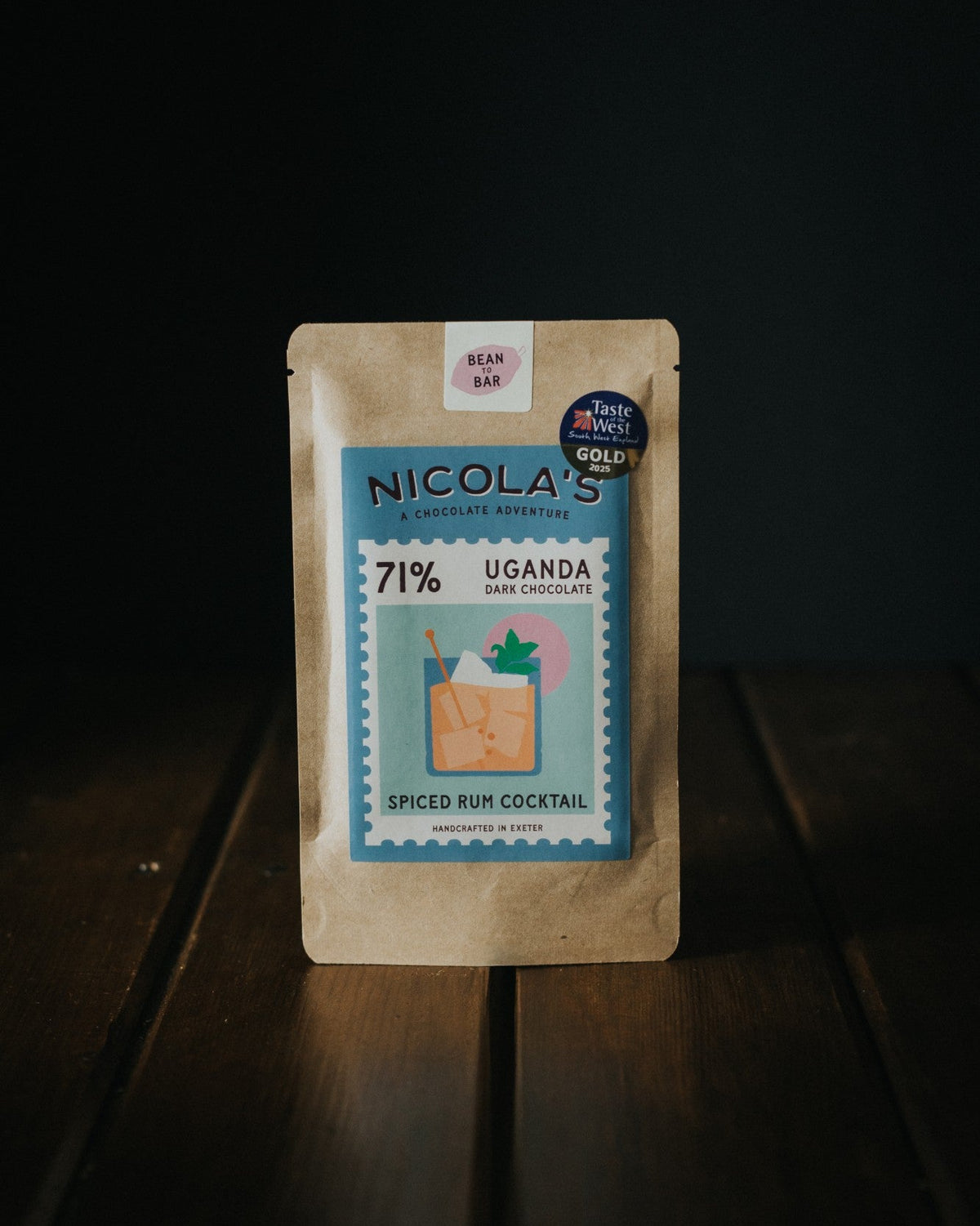 Nicola's Chocolate - Rum Cocktail - 71% Cocoa