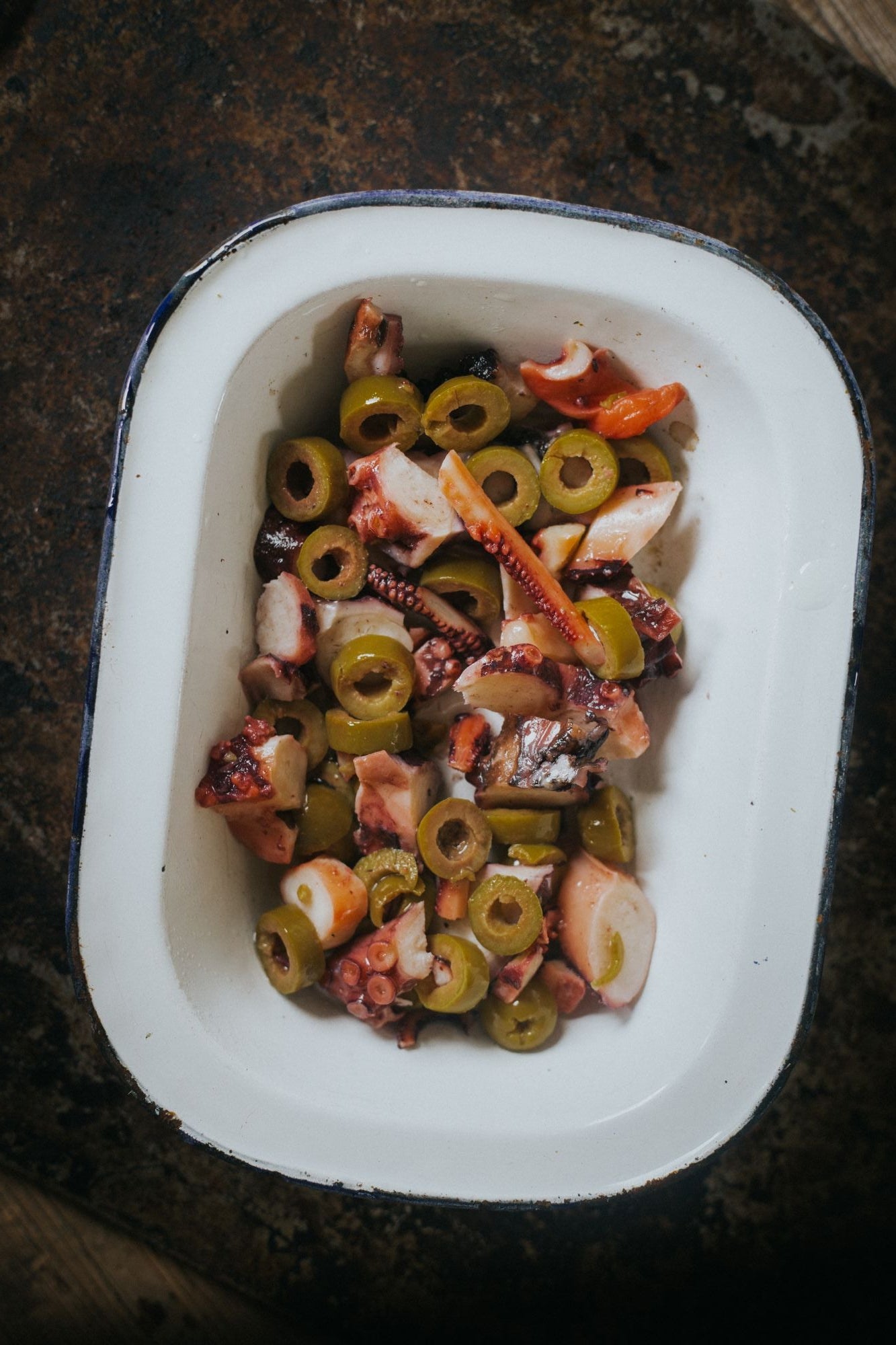 Octopus Salad In Sunflower Oil