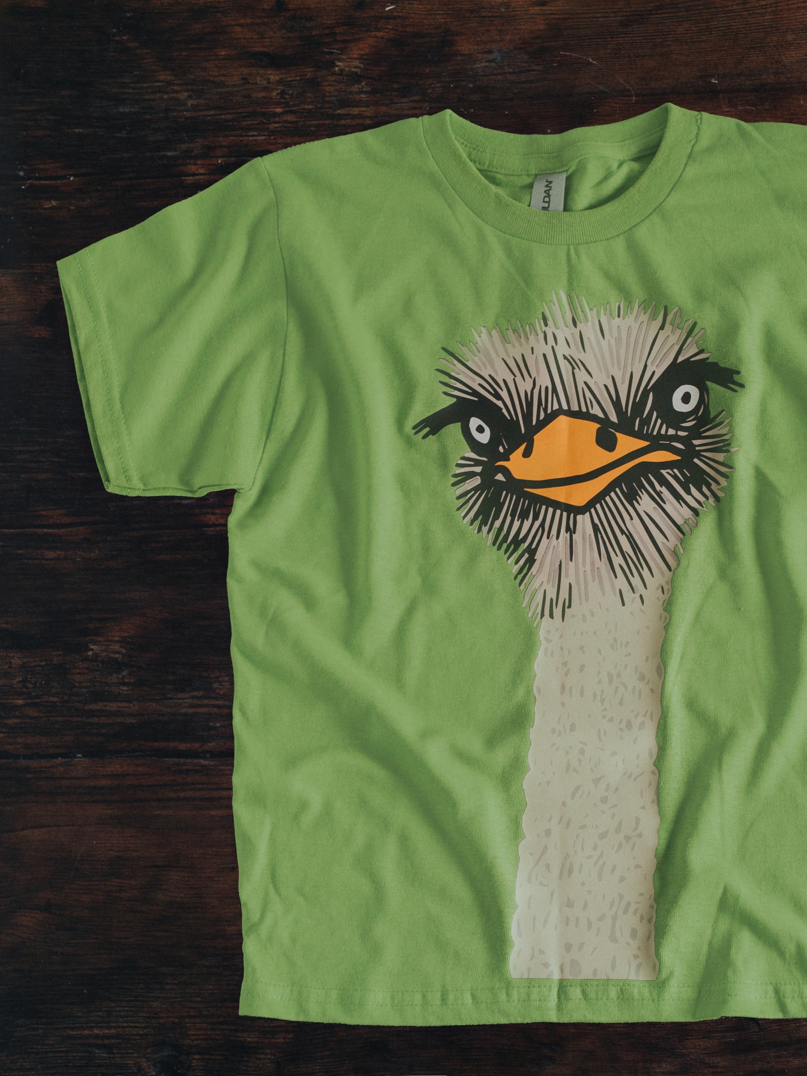 Greendale Oscar The Ostrich T-Shirt - Green