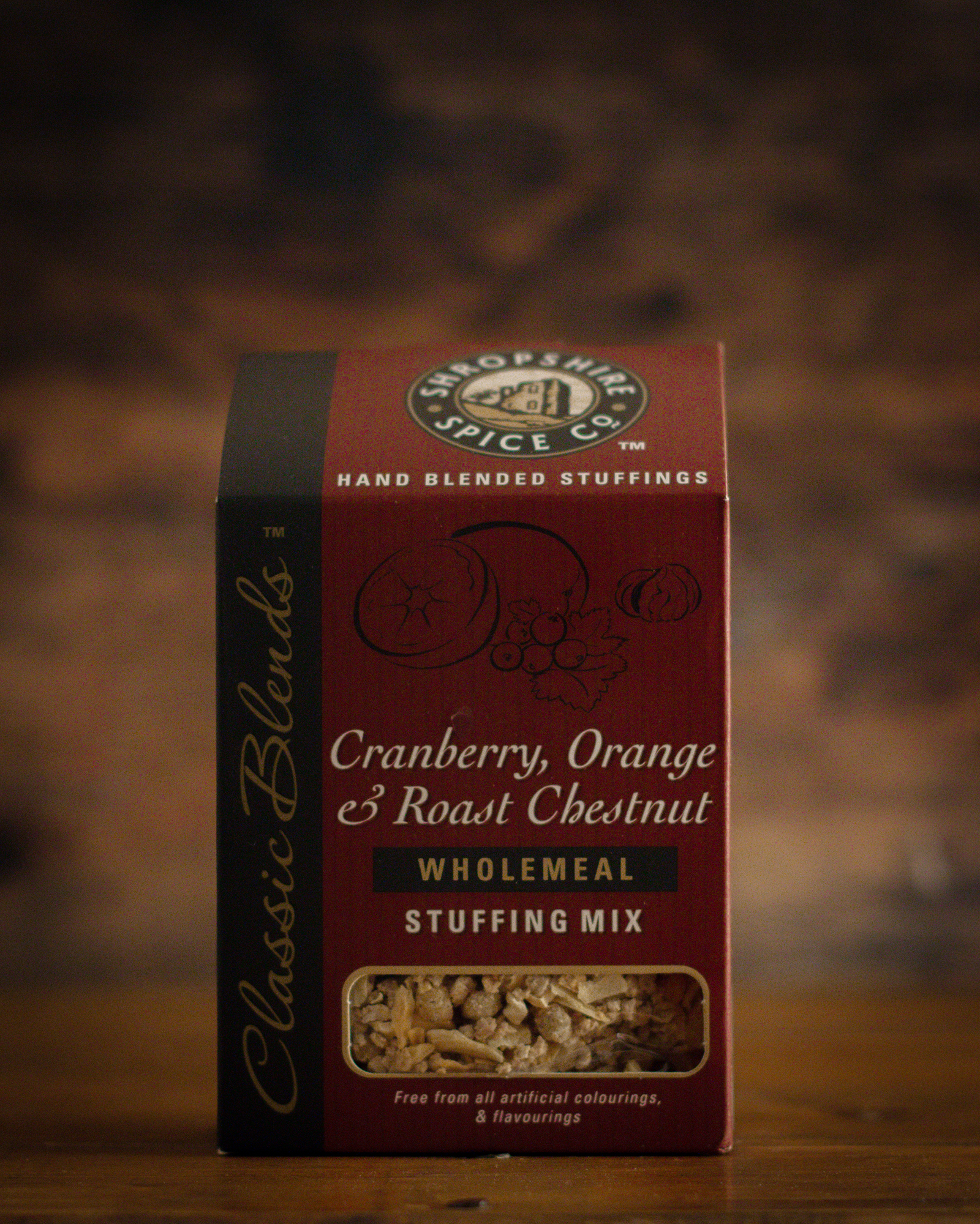 Shropshire Spice Co Cranberry, Orange & Chestnut Wholemeal Stuffing Mix
