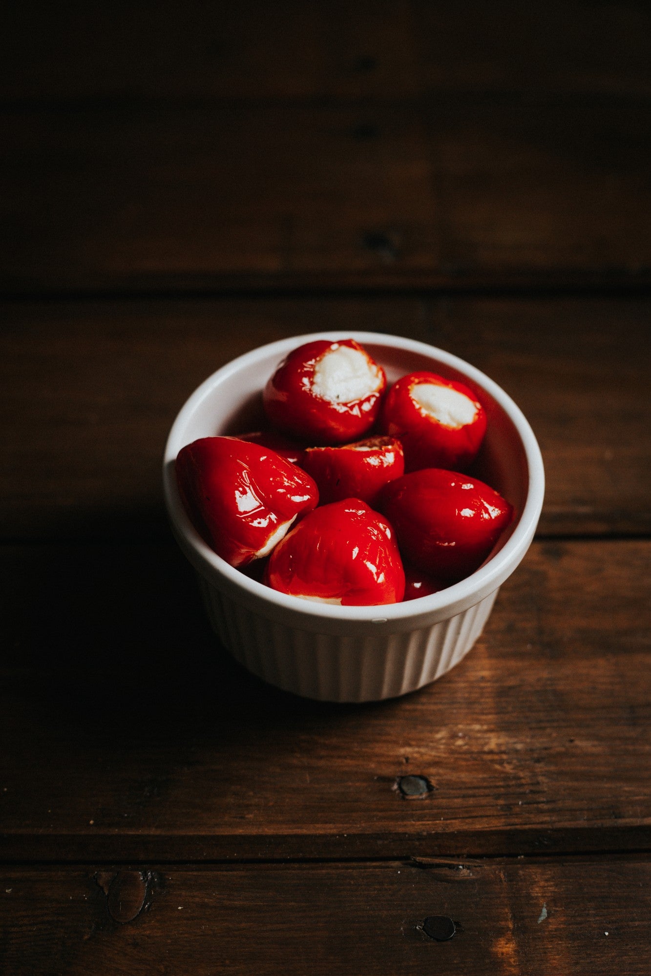 Sweet Feta Stuffed Peppers