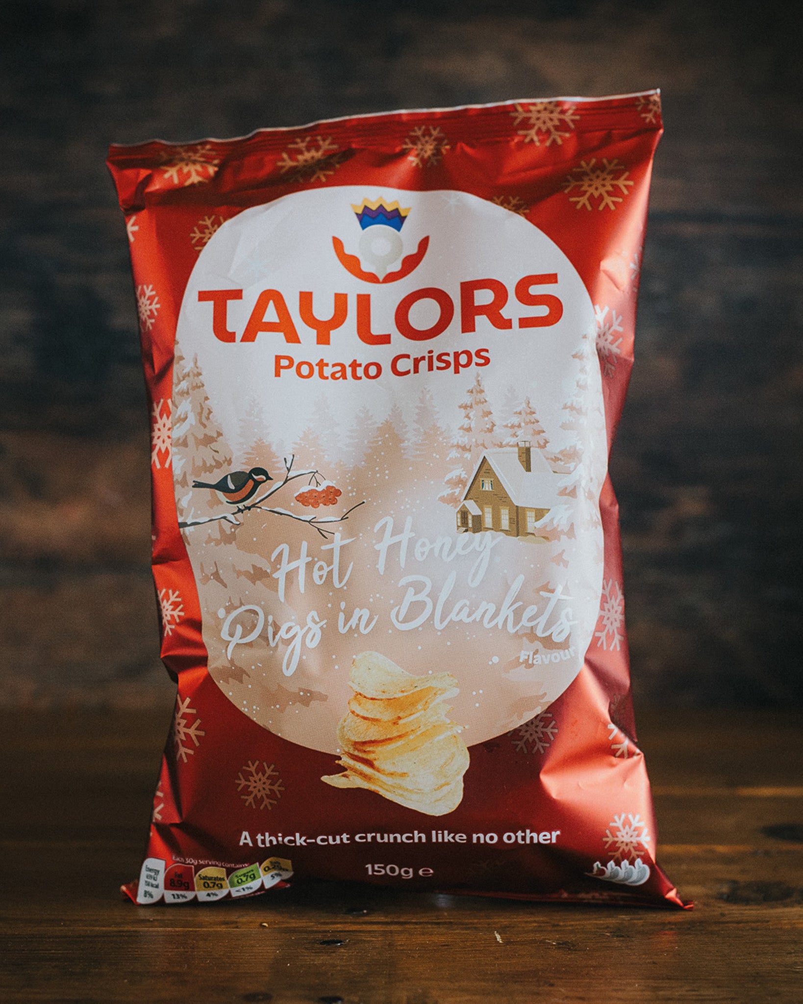 Taylor's Hot Honey Pigs in Blankets Crisps