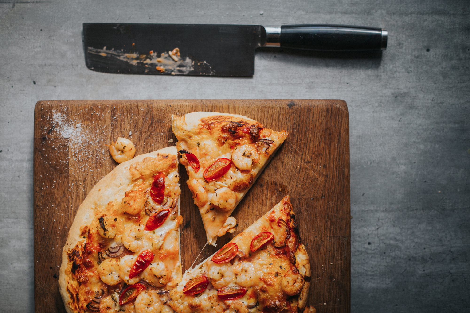 Pesto Prawn Pizza Recipe