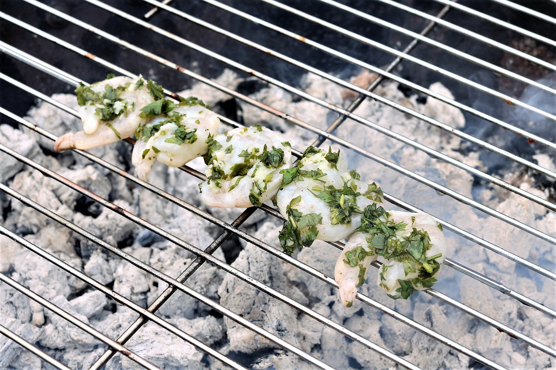 Barbecued Garlic Crevettes