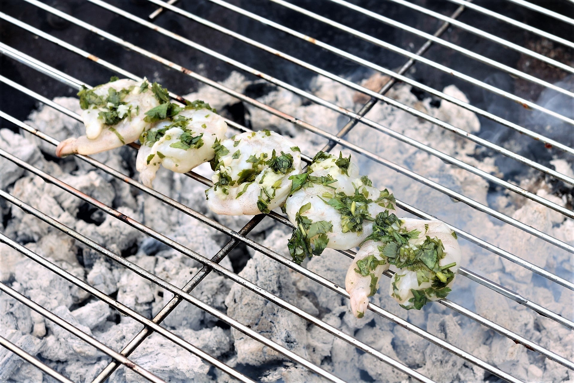 Barbecued Garlic Crevettes