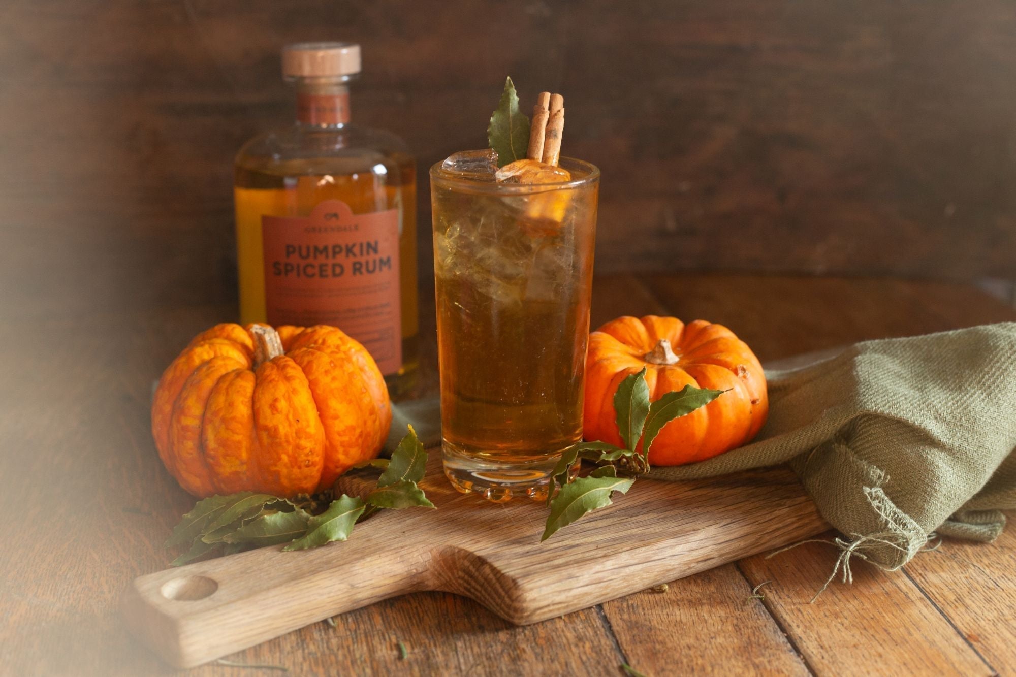 Spiced Pumpkin Rum & Ginger Ale Recipe by Greendale