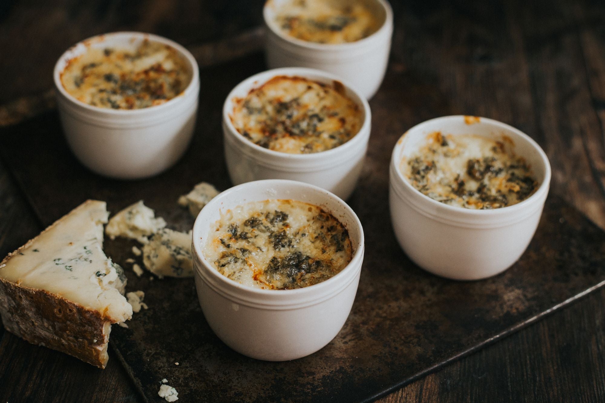 Baked Creamy Garlic Mushrooms