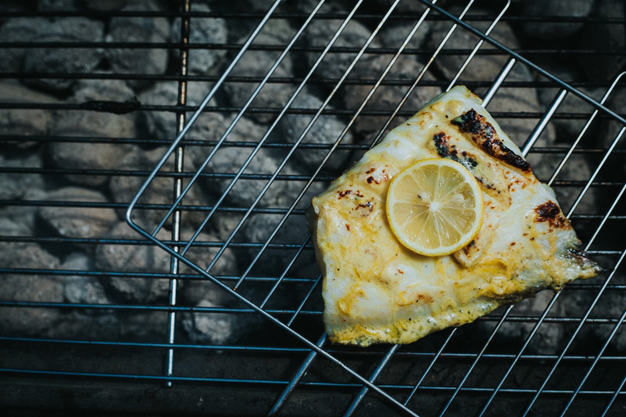 BBQ Turbot Steaks with Lemon Butter