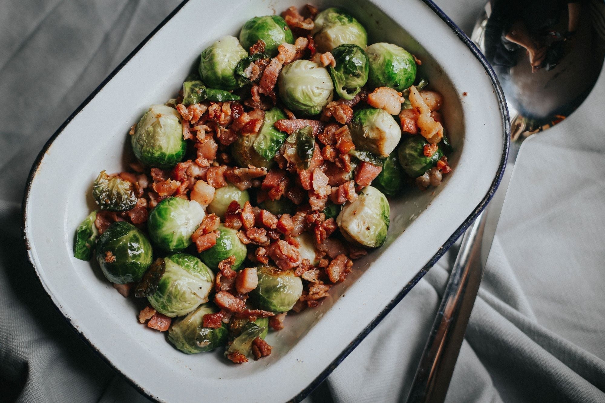 Brussels Sprouts with Port & Pancetta
