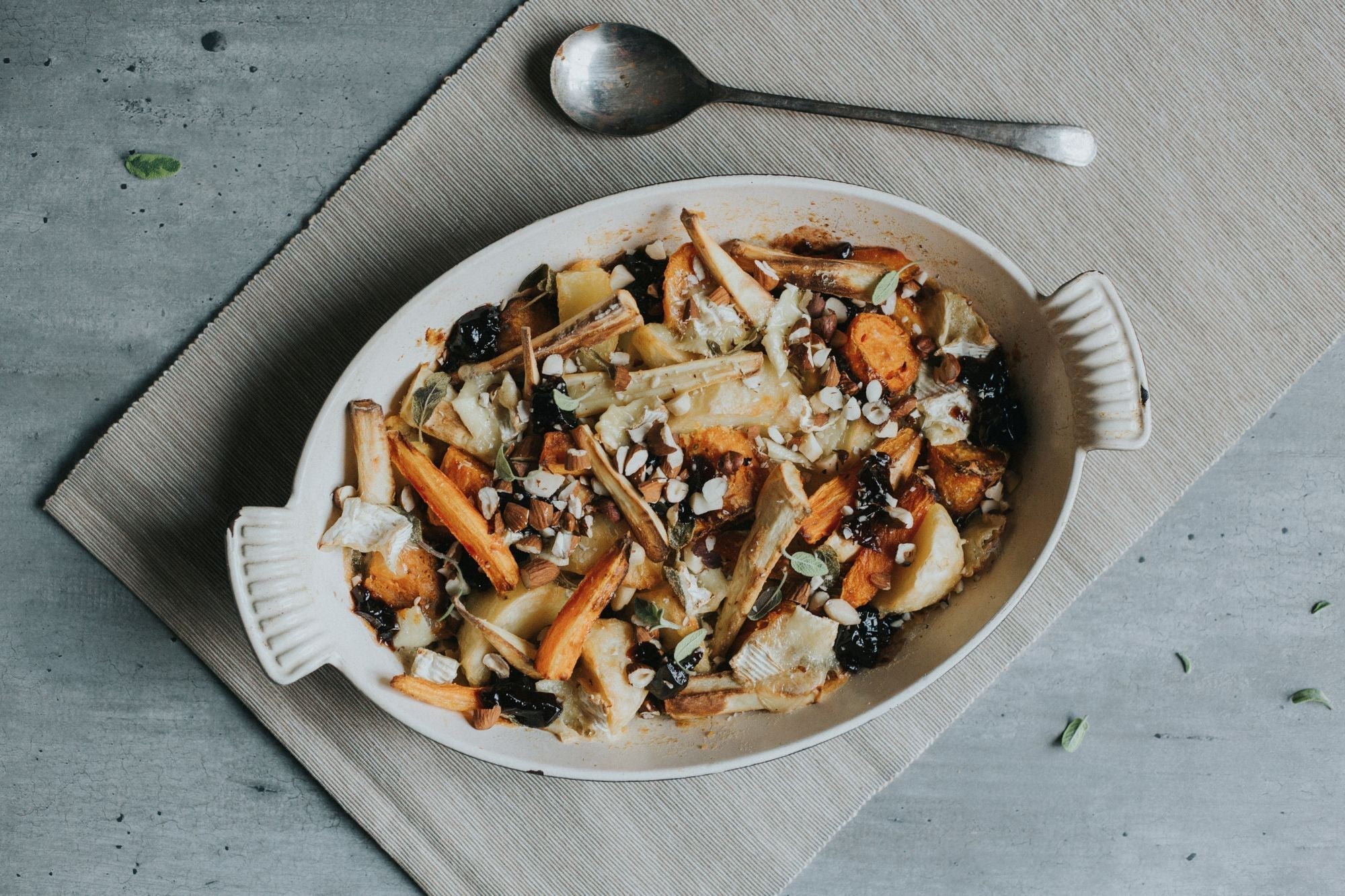 Cheesy Veg Traybake Recipe