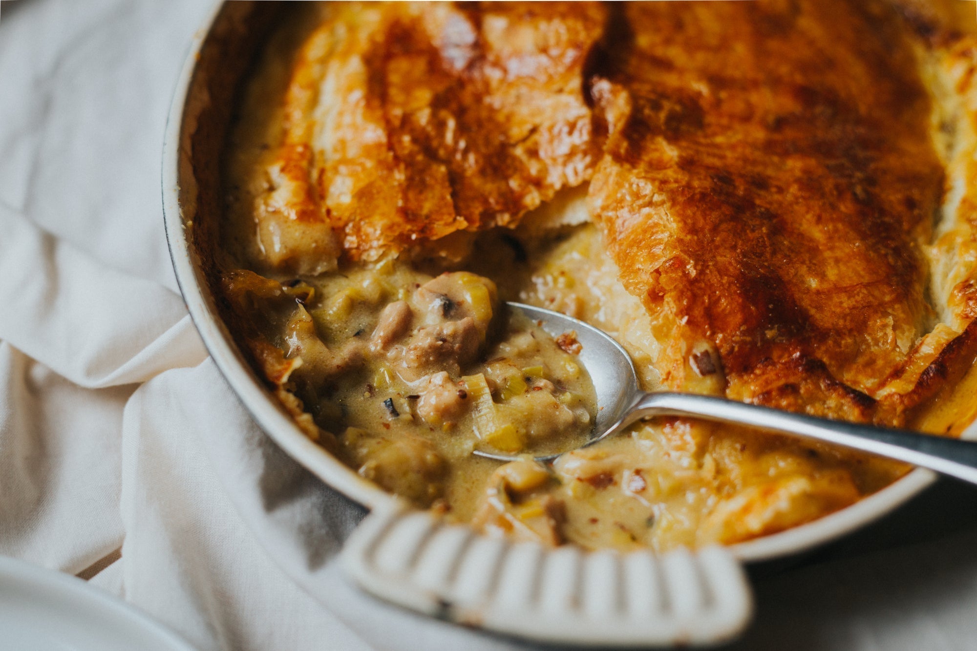 Chicken & Leek Pot Pie Recipe