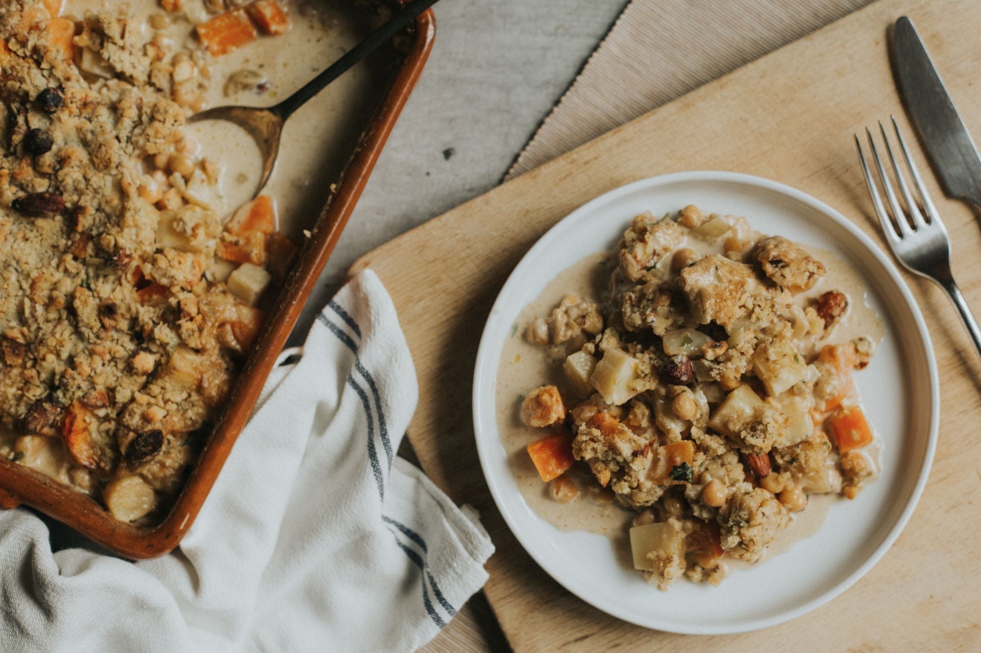 Creamy Nut Crumble Recipe