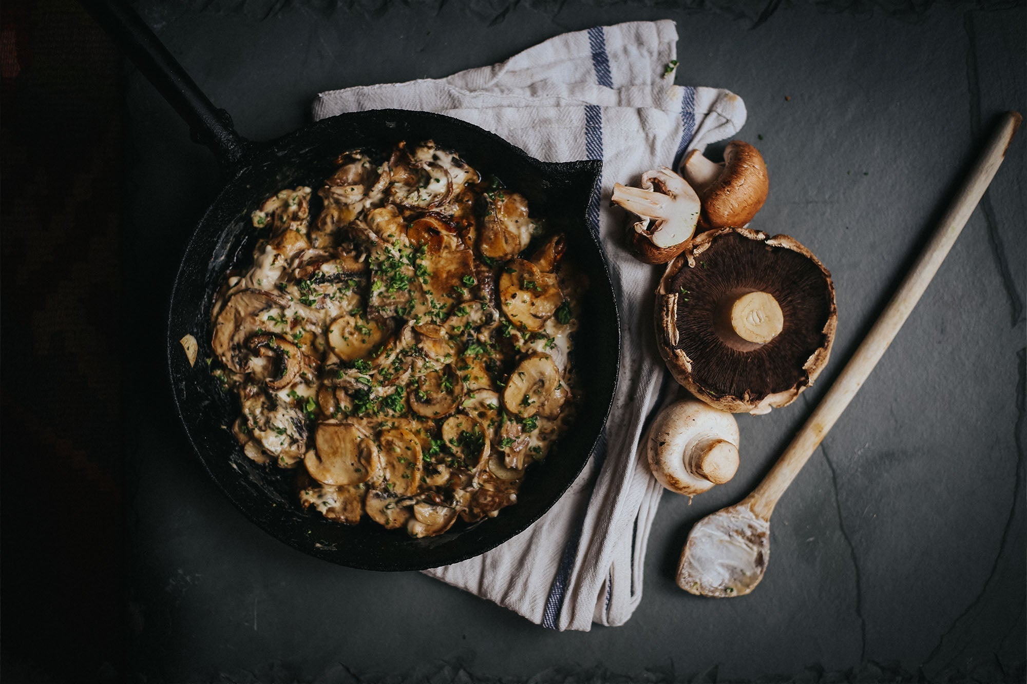 Garlic Mushrooms Recipe