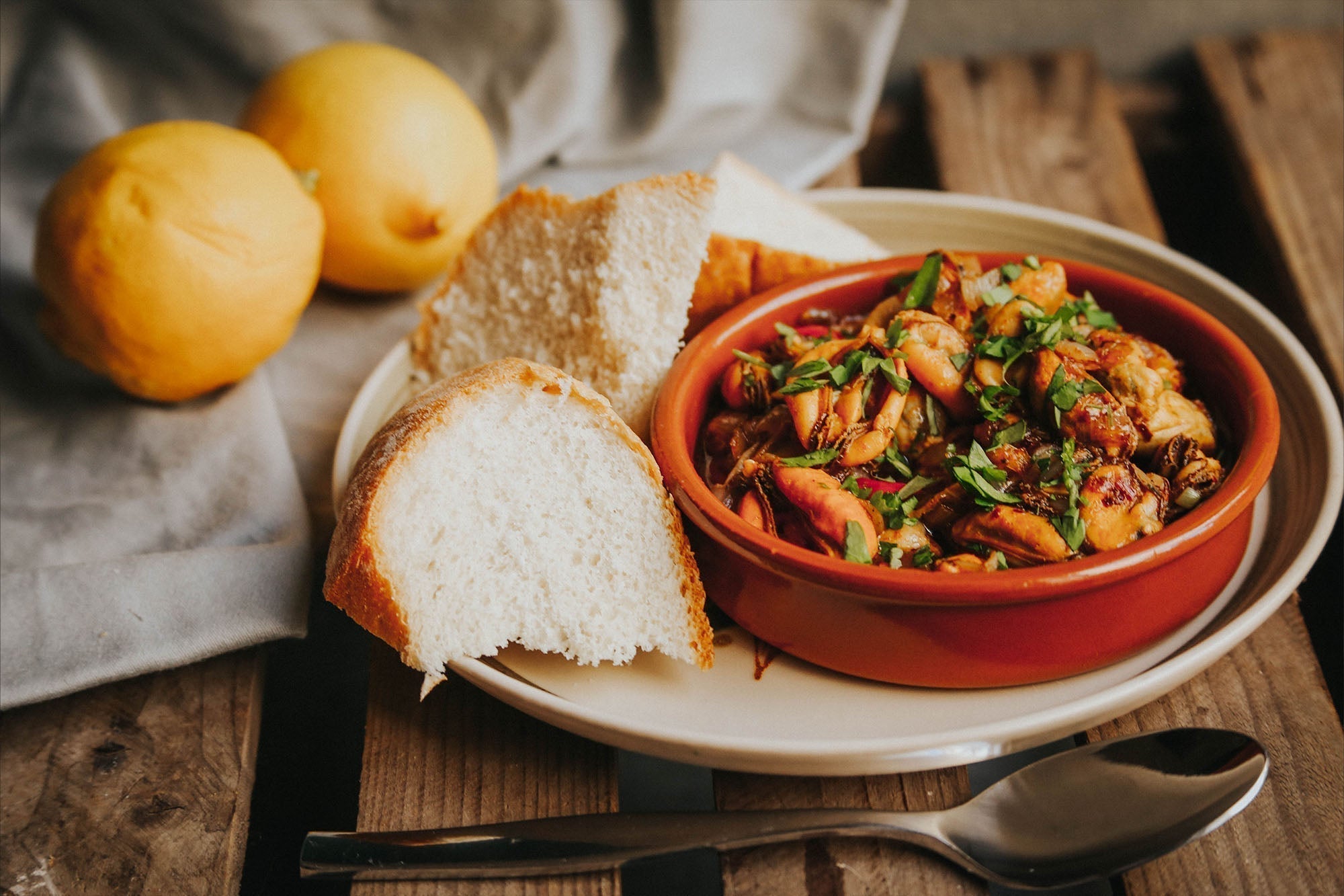 Garlic Paprika Mussels Recipe