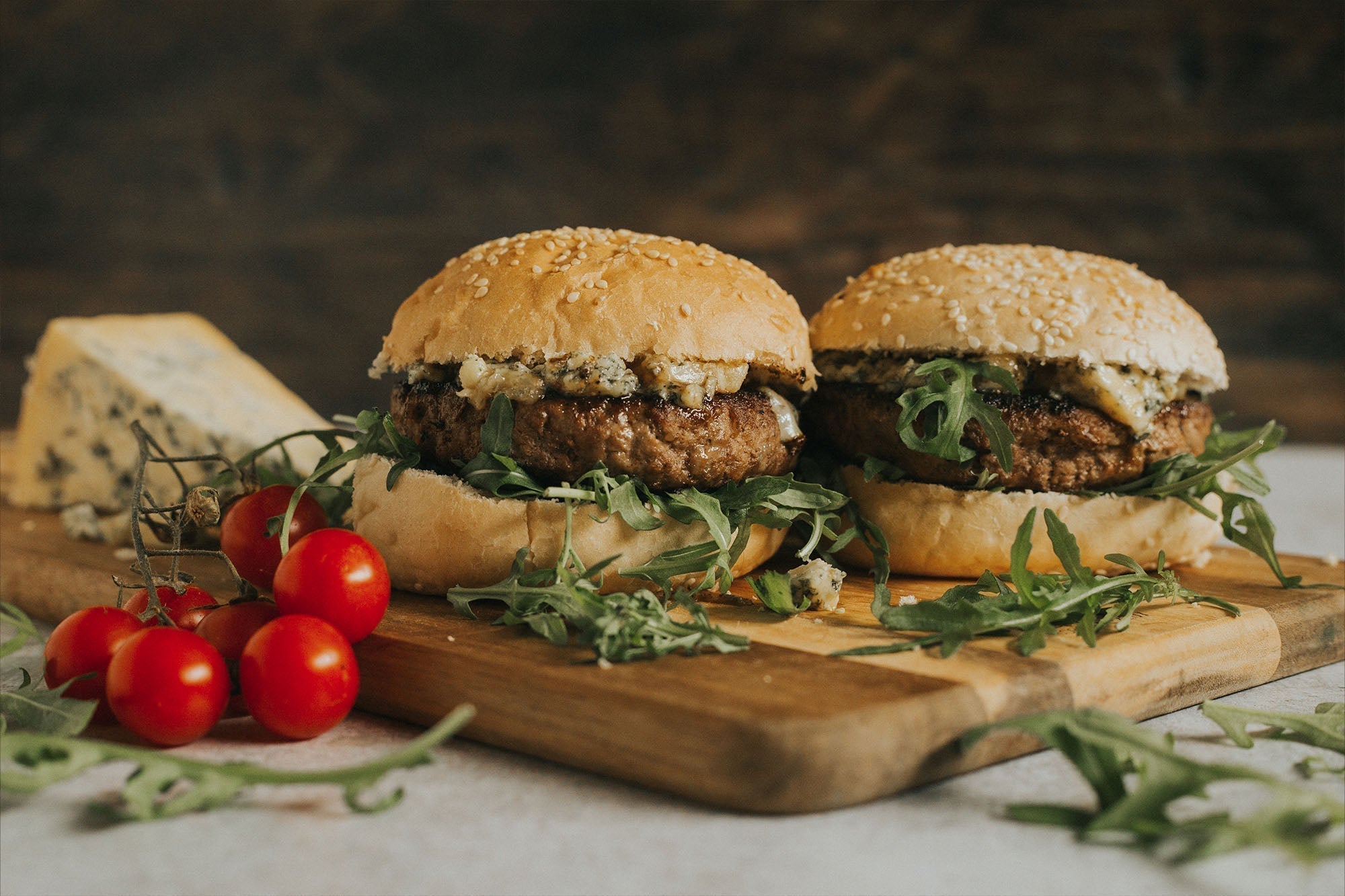 Greendale's Devon Blue Beef Burger