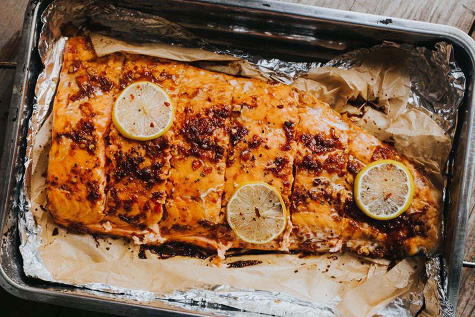 HATARI Sparkly Roasted Side of Salmon
