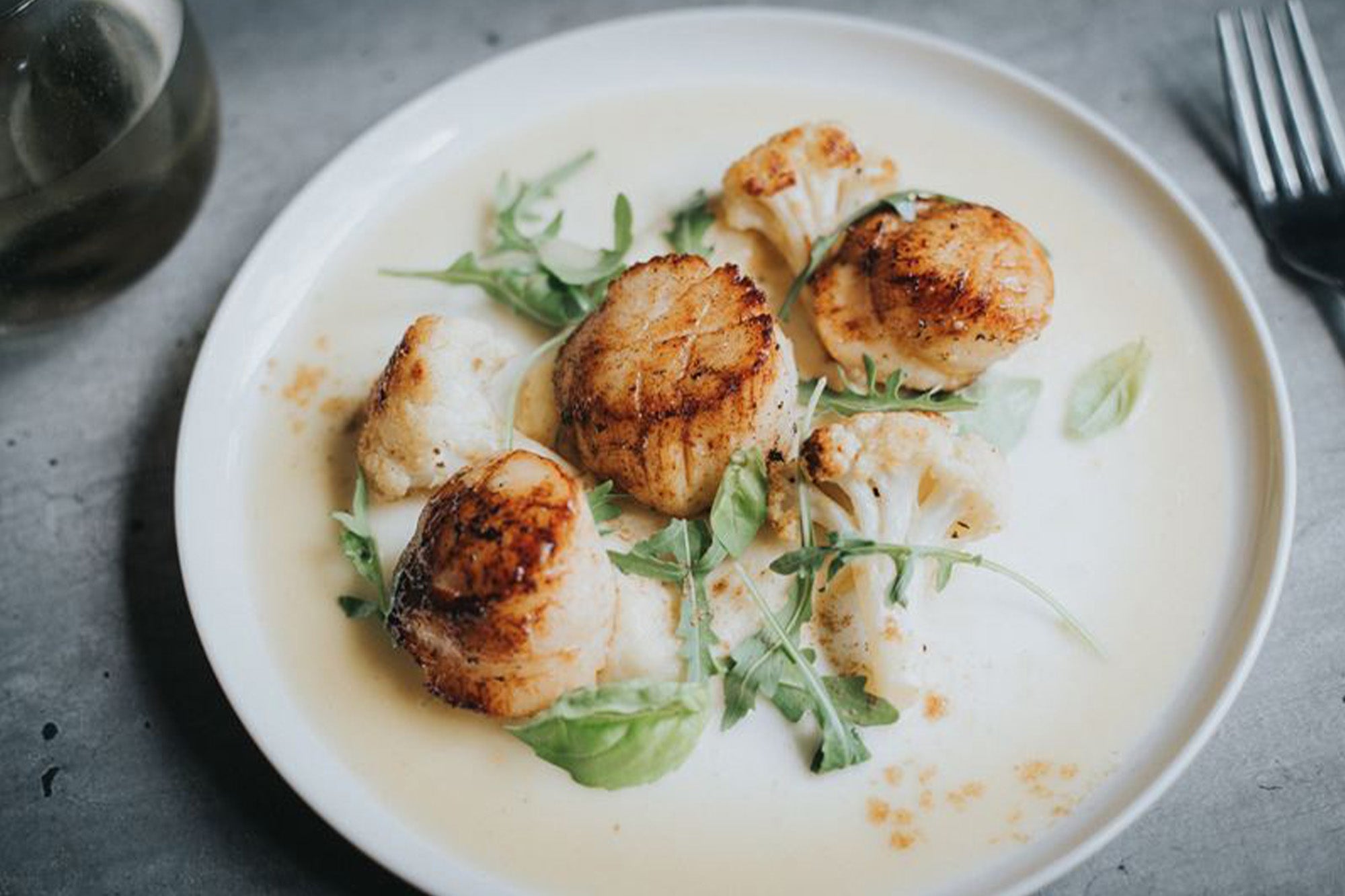 Michael Caines' Pan-fried Scallops Recipe