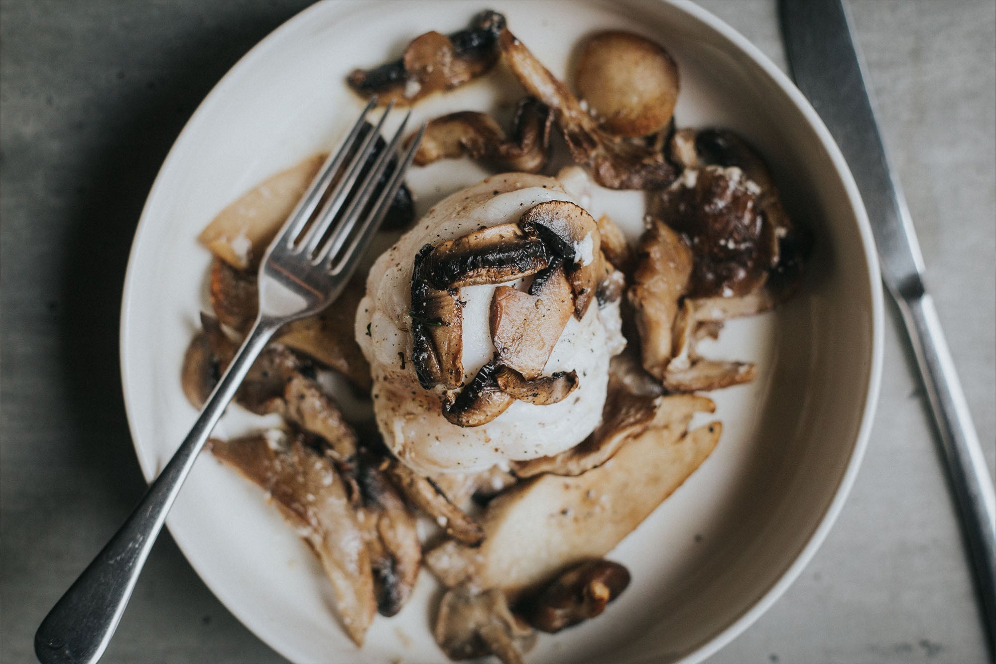 Monkfish Parcels With Mushroom & Sherry