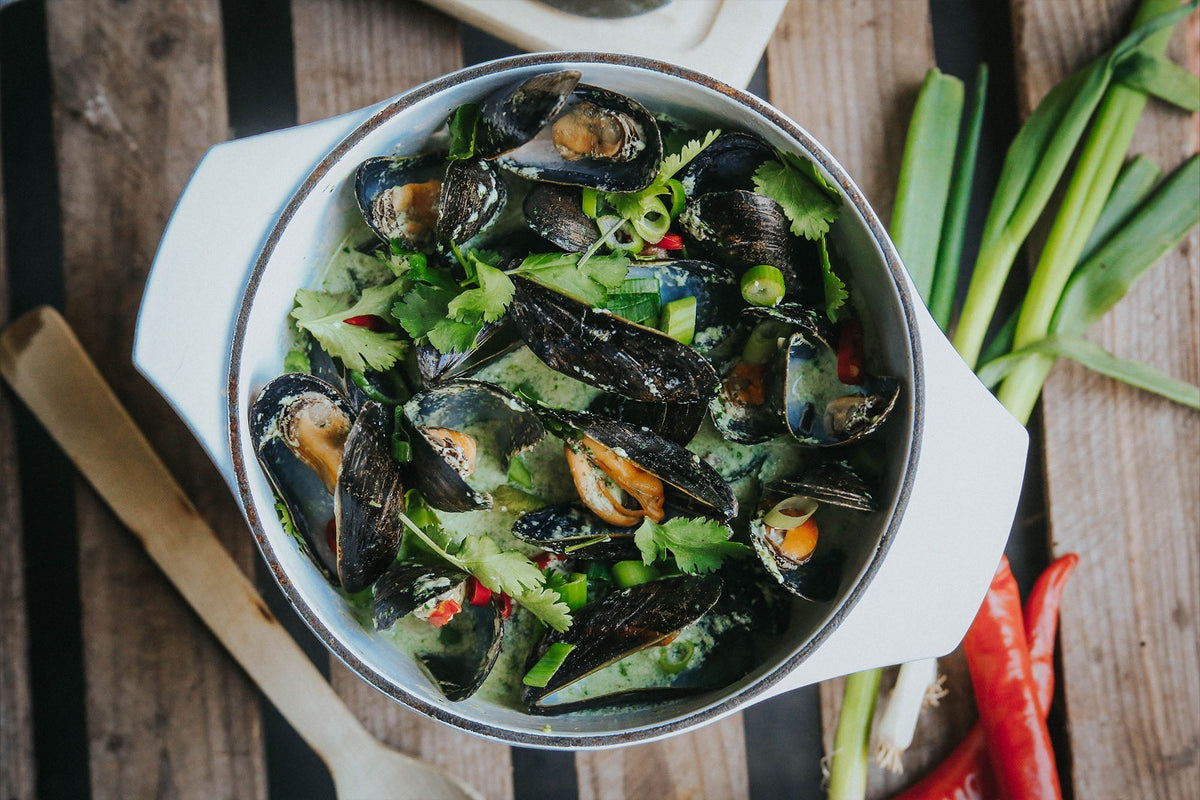 Mussels with Thai Spices Recipe | Greendale Farm Shop