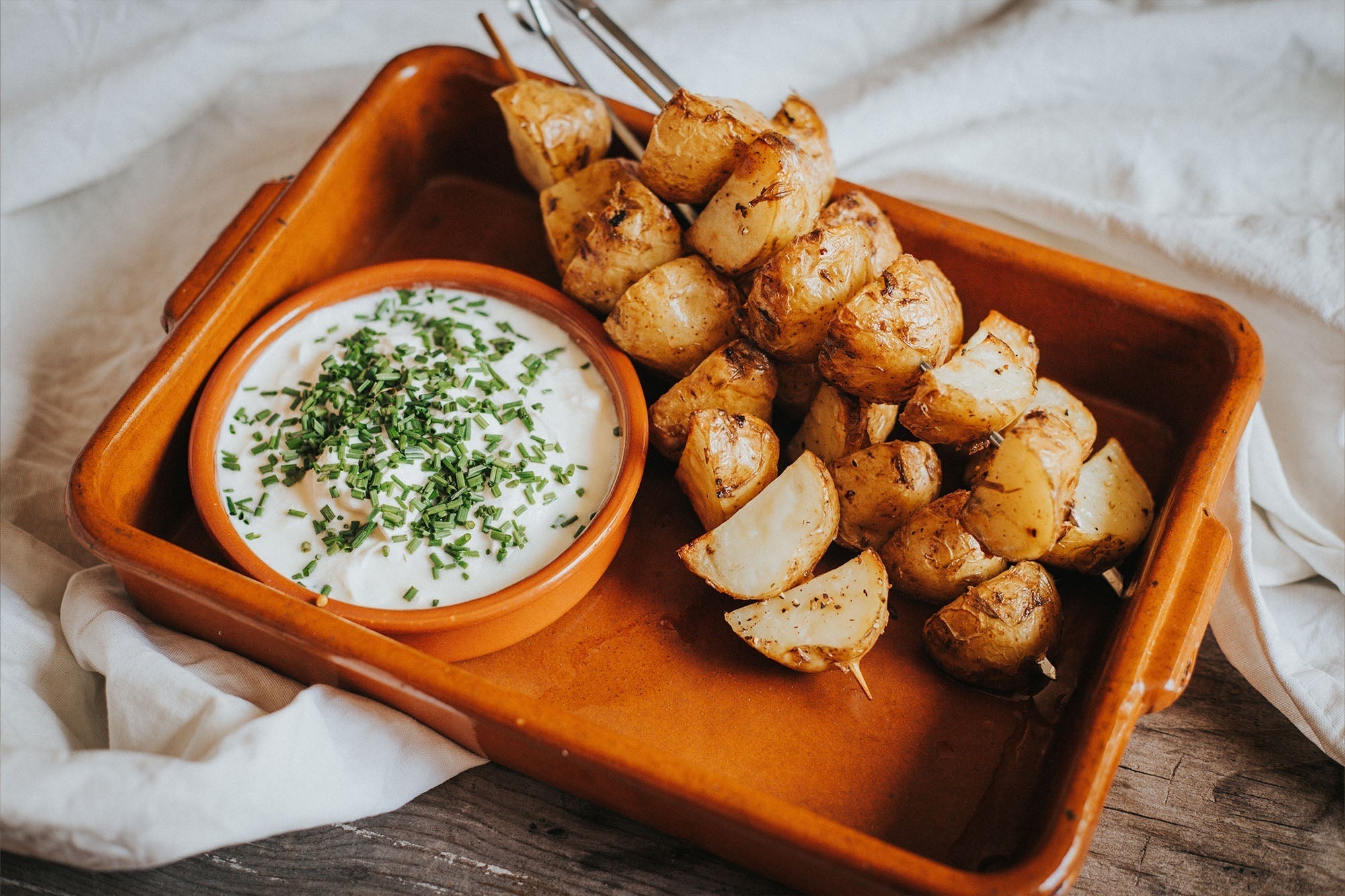 New Potato Skewers