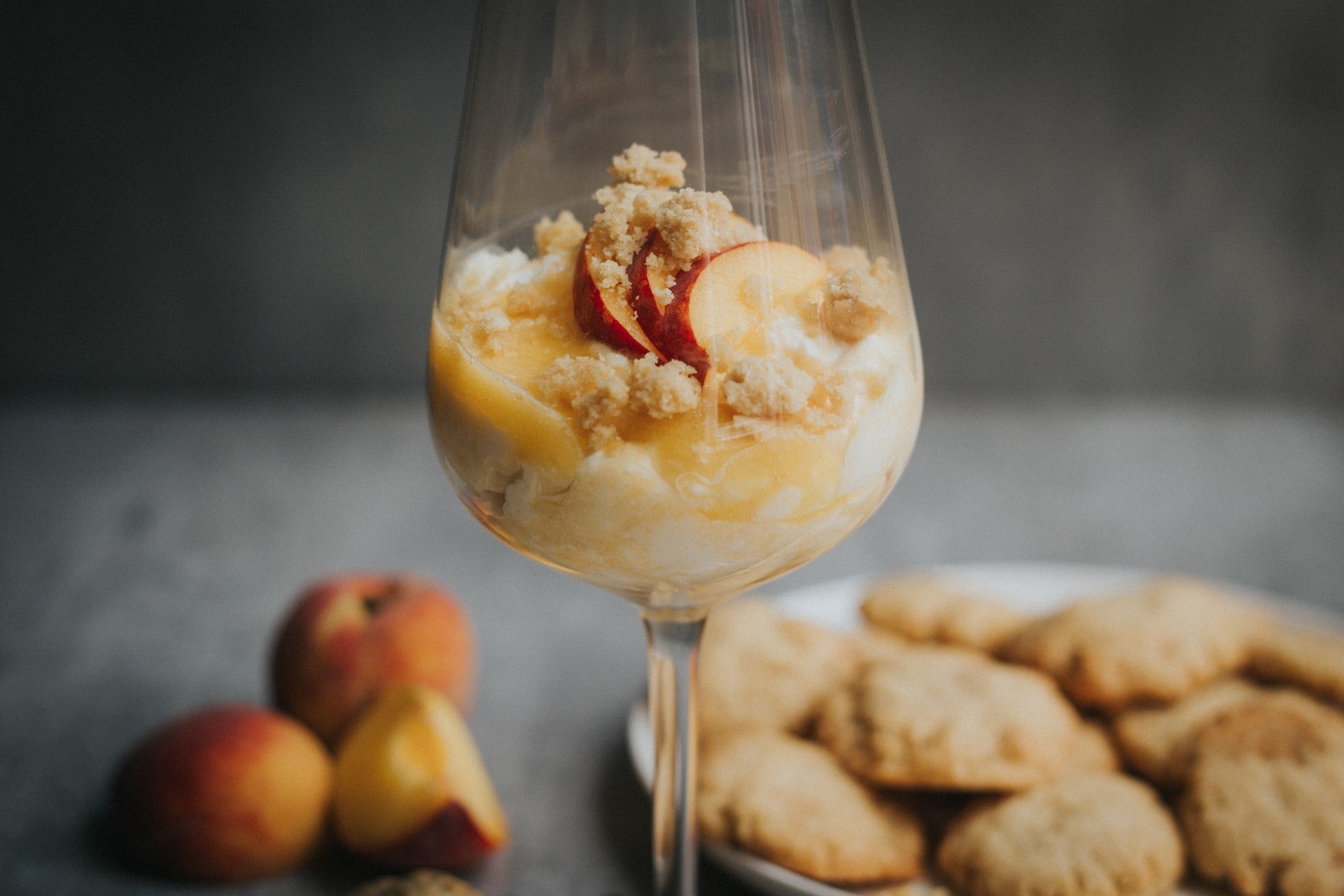 Peach Ripple Syllabub Recipe
