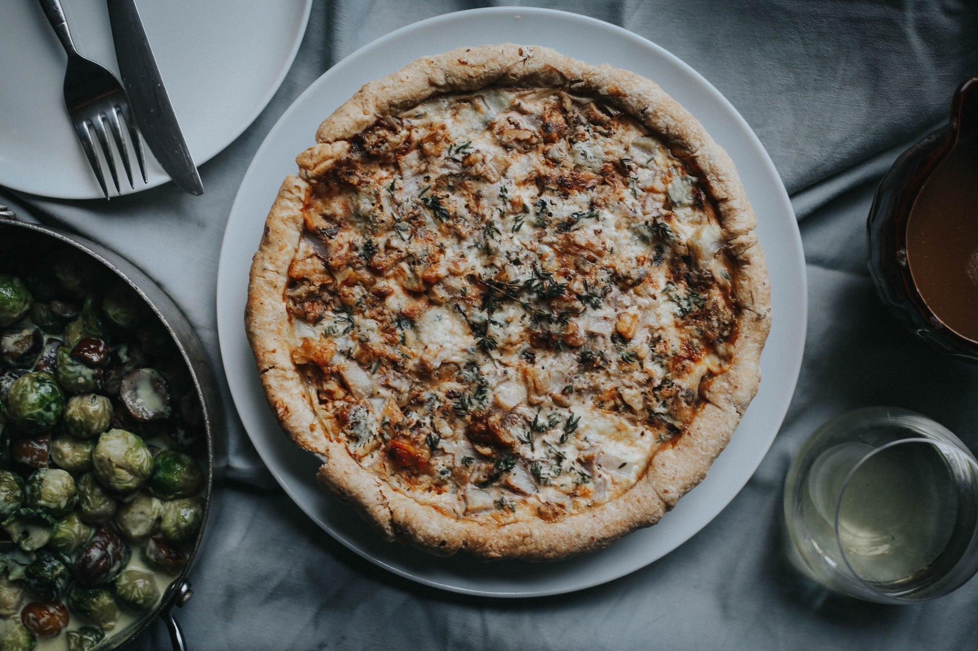 Pear & Potato Tart with Montagnolo Affine