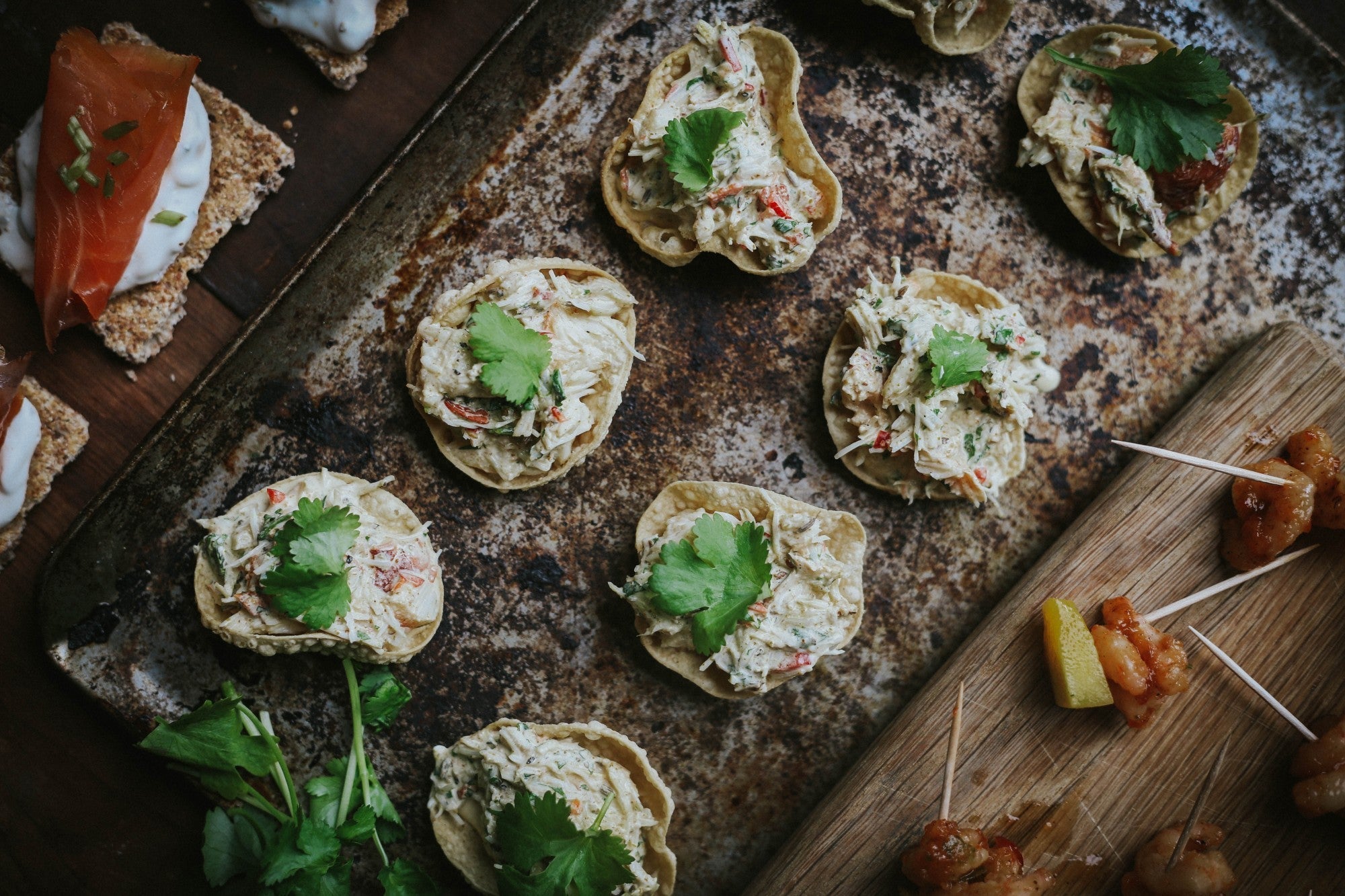 Poppadom Crab