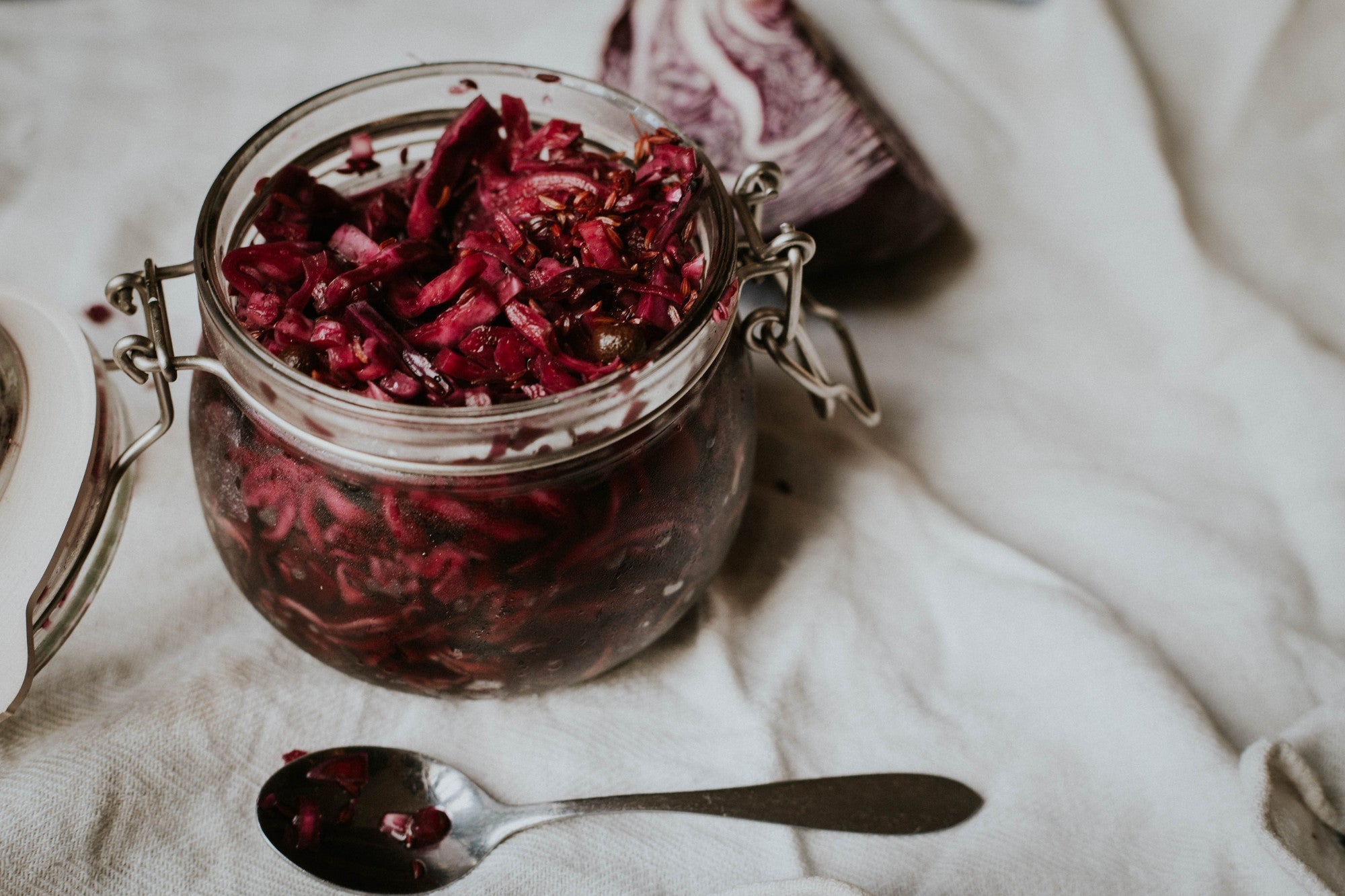 Quick Pickled Red Cabbage