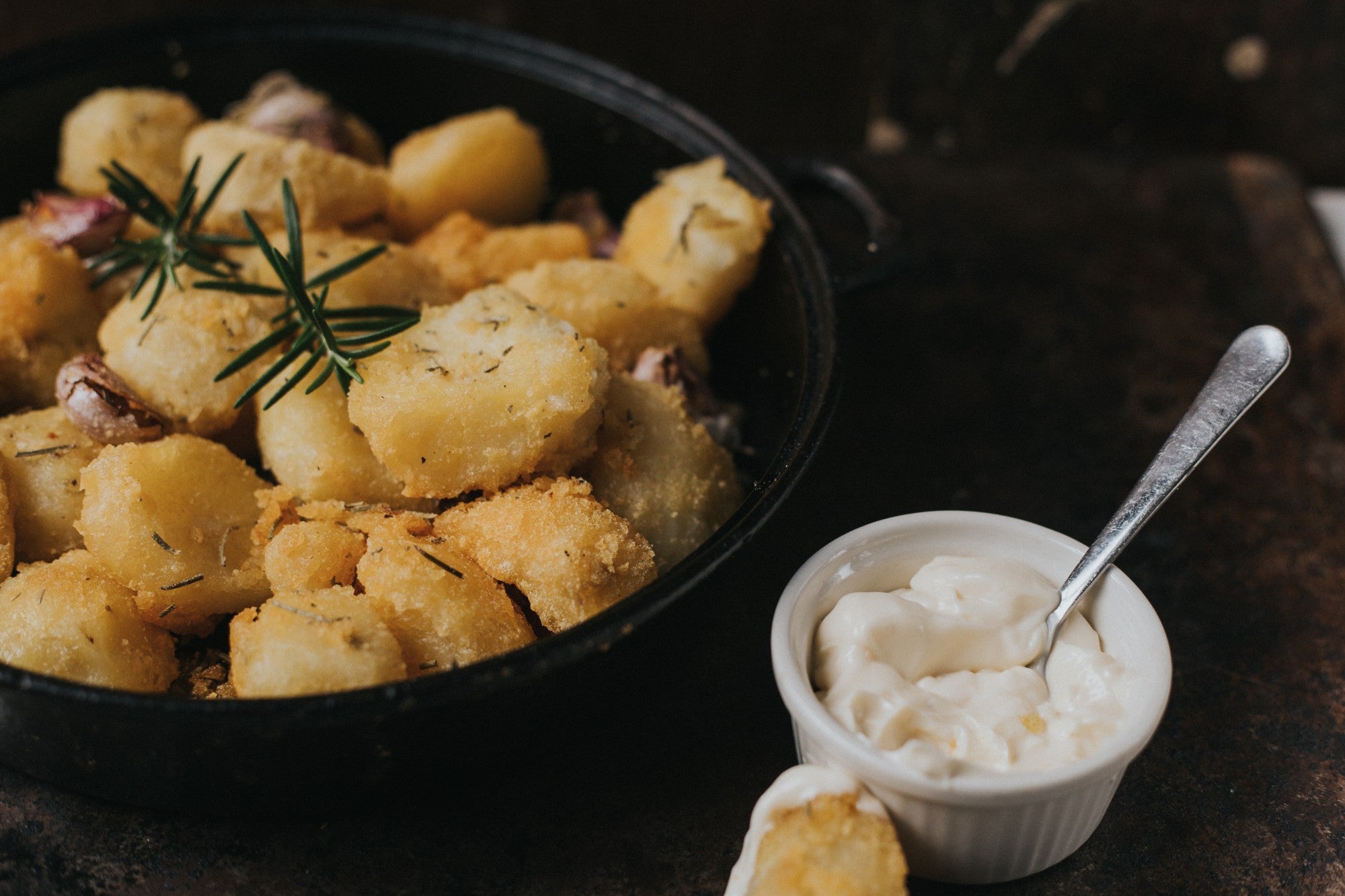Rosemary & Polenta Roasties