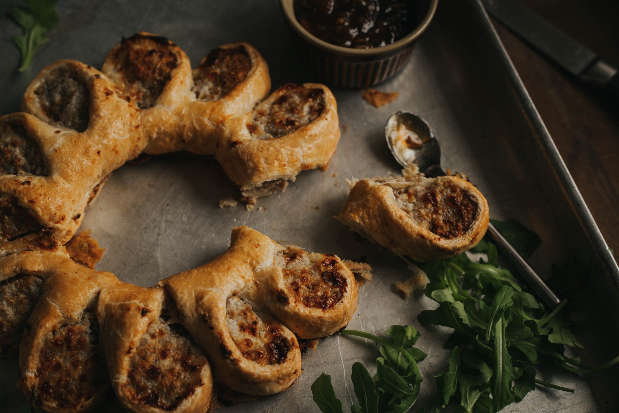 Sausage Roll Garland Recipe