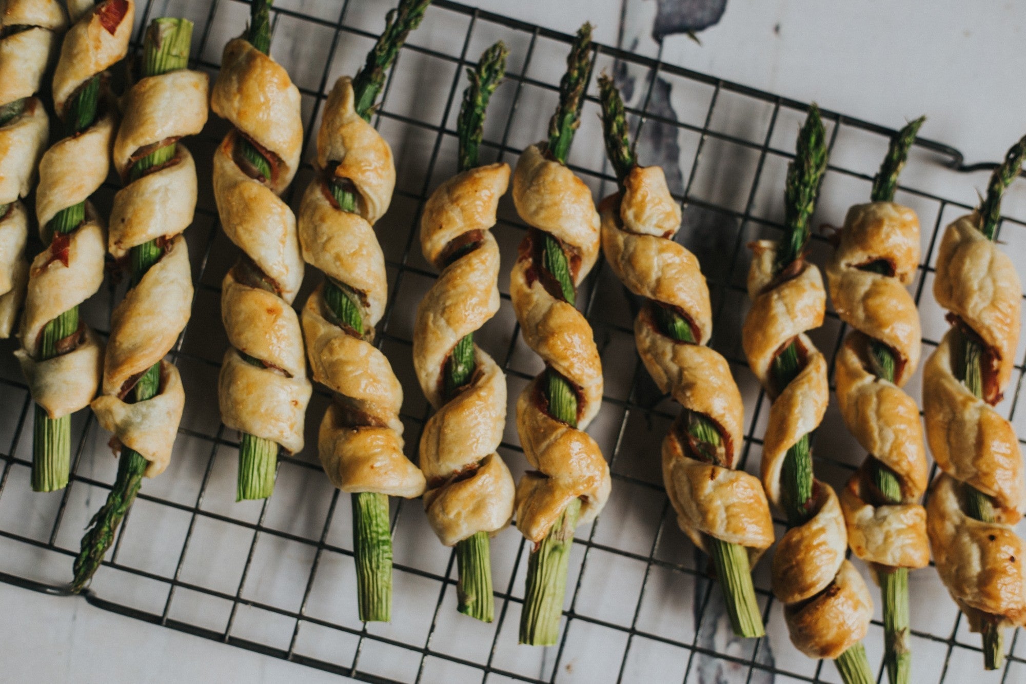 Serrano Asparagus Twists Recipe