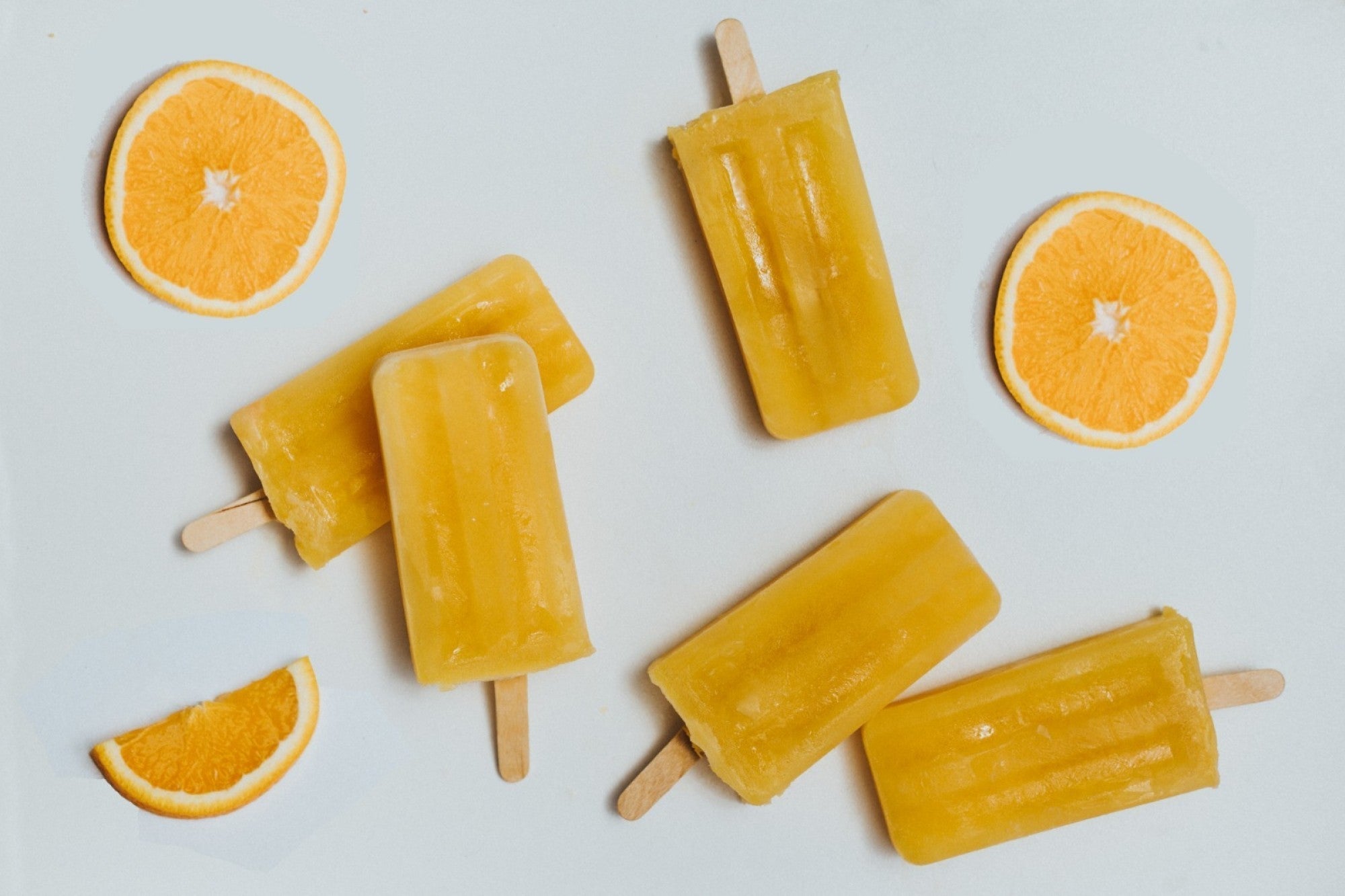 Simple OJ Ice Lollies