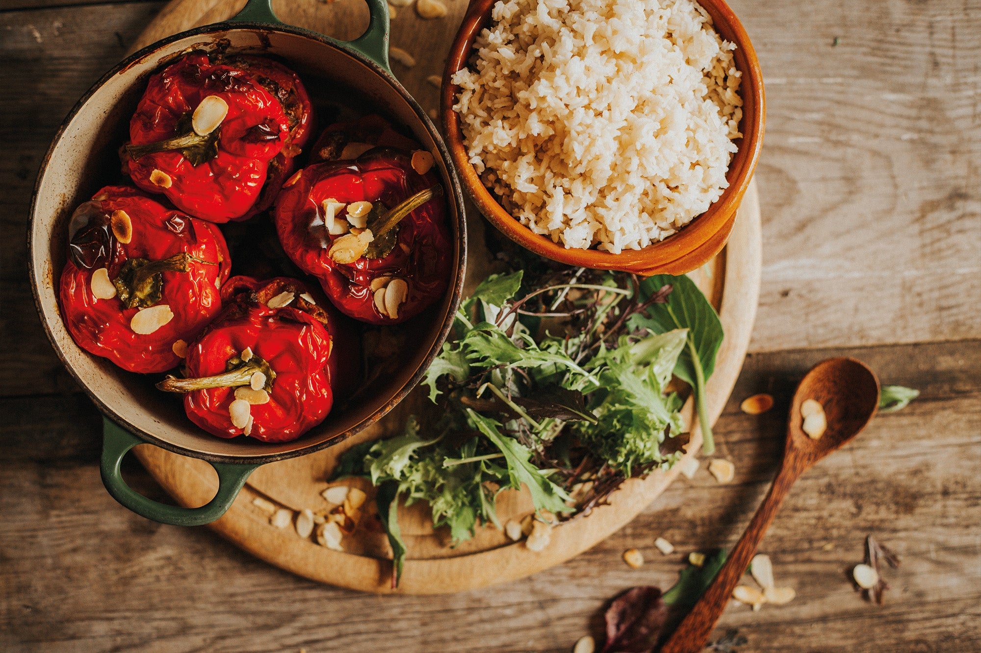Stuffed Peppers with Mince Lamb