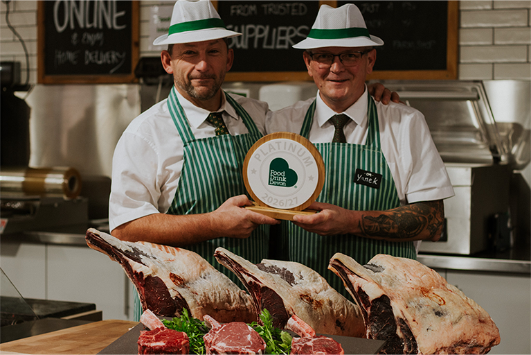 Our Tomahawk Steak wins Platinum