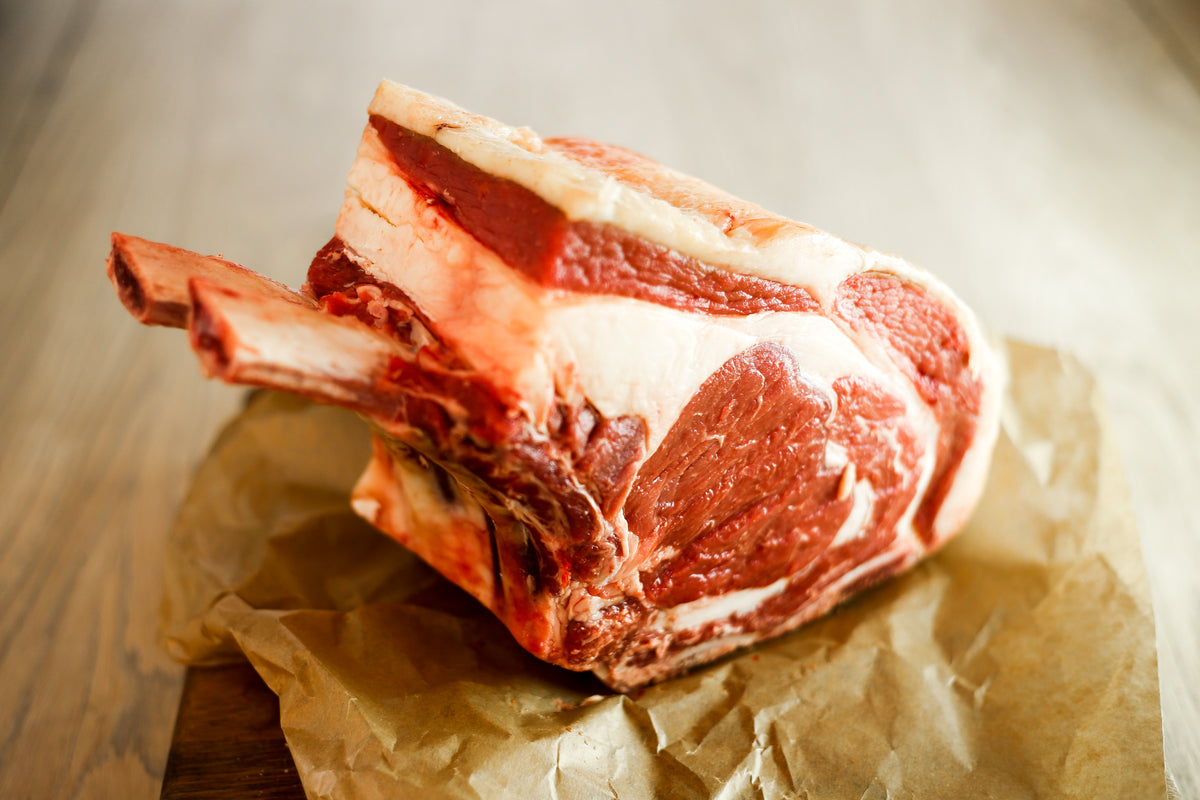 Bone-In Roast Beef Rib (2 Bone) | Online Butchers | Greendale Farm Shop