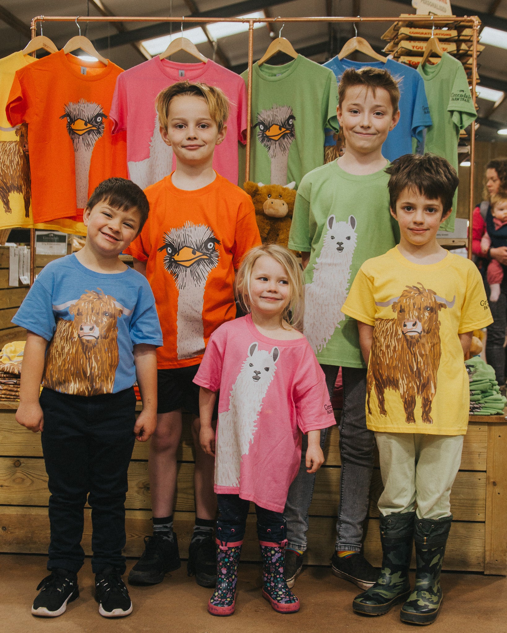 Greendale Alpaca Child's T-Shirt - Green | Online Gifting