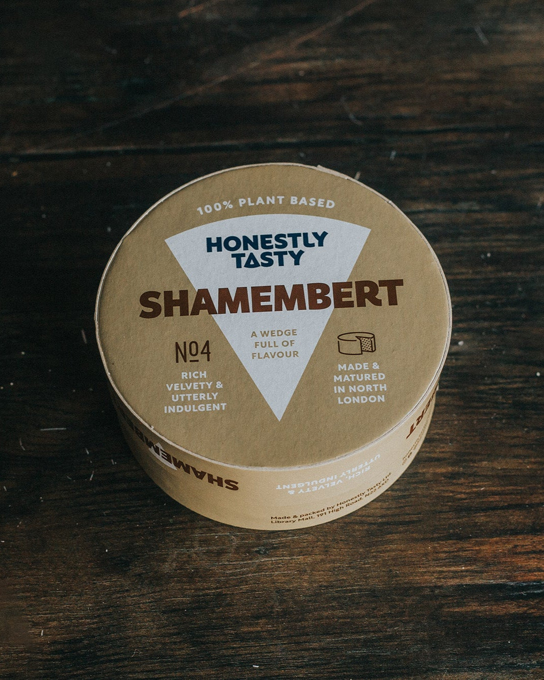 Honestly Tasty Shamembert Vegan Cheese