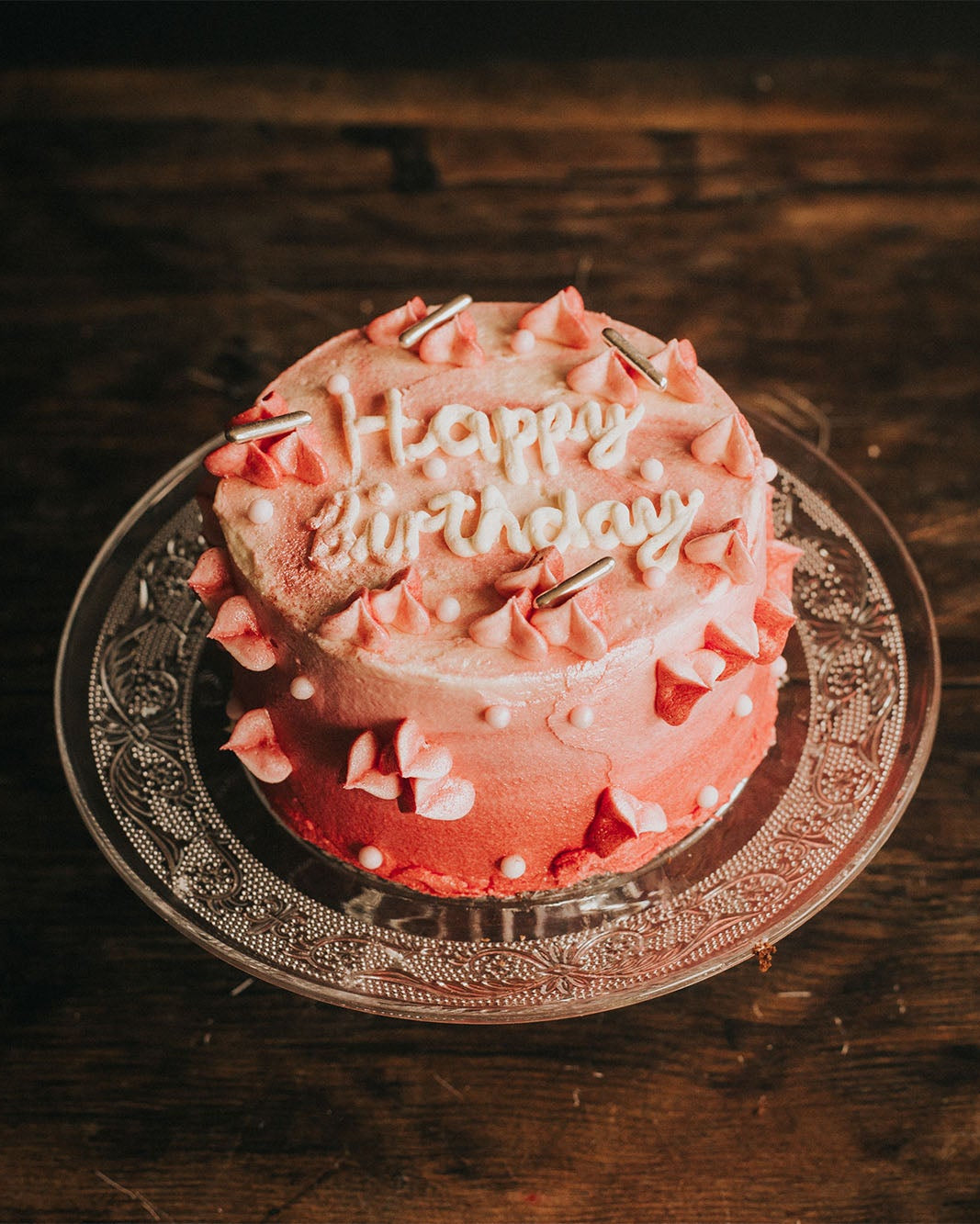 Pink Birthday Cake