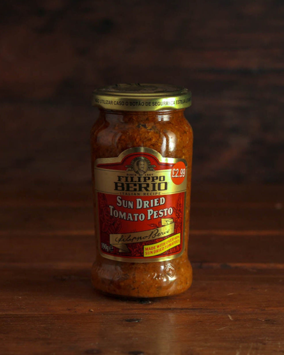 Filippo Berio Sun Dried Tomato Pesto