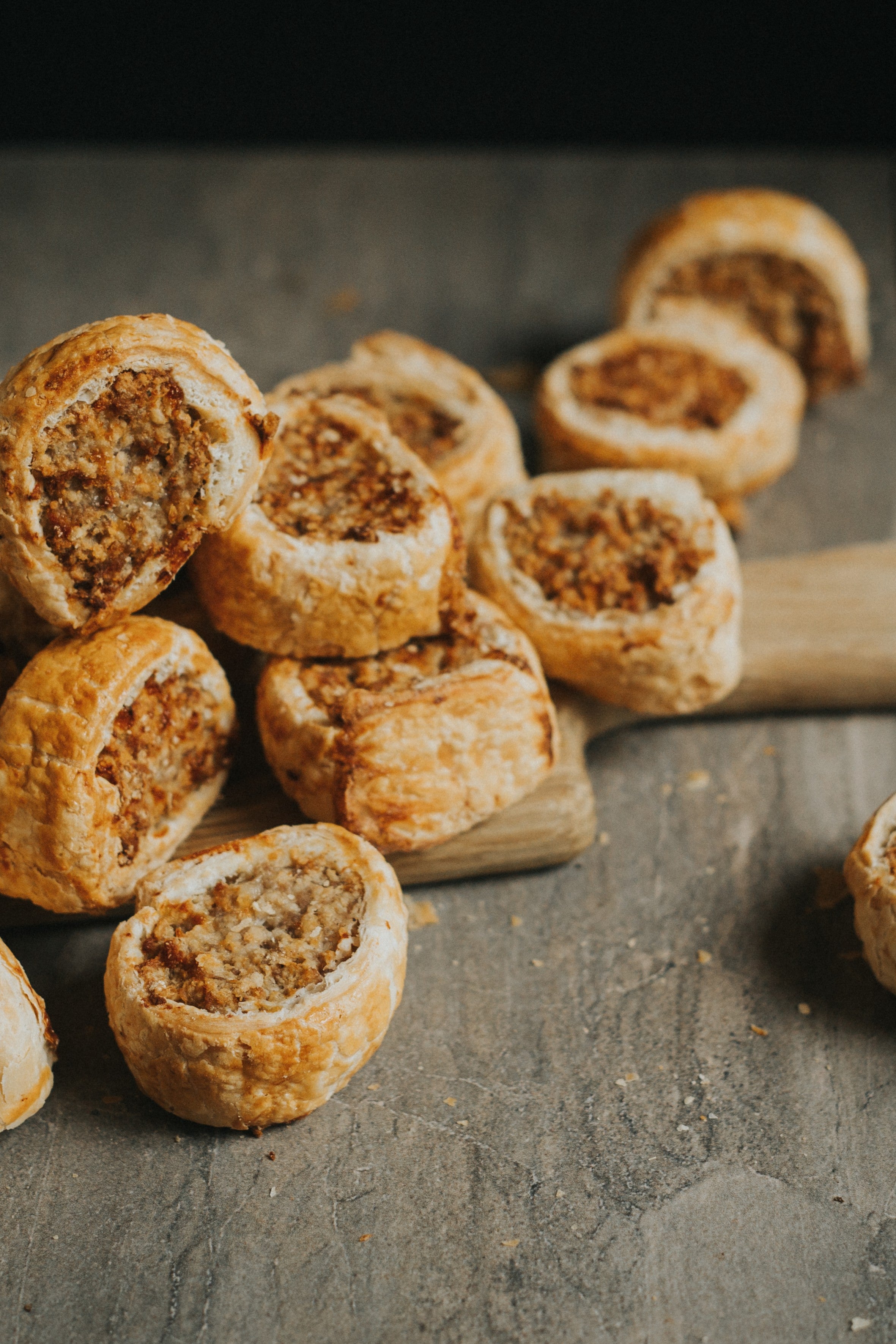 Frozen Cocktail mini sausage rolls from Greendale