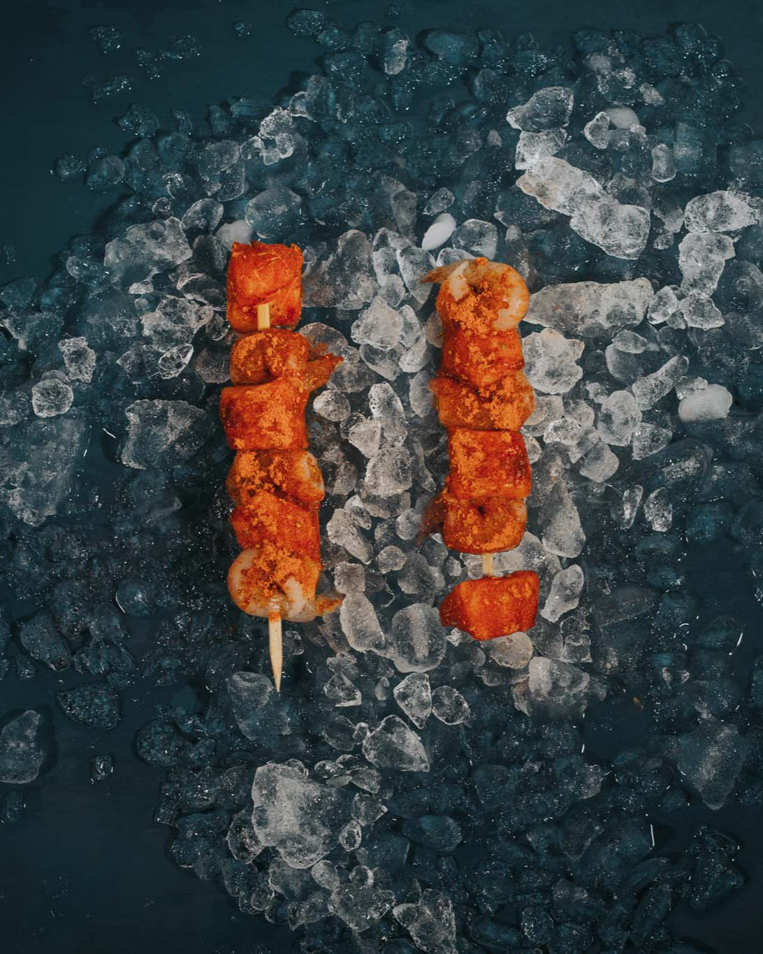 Greendale Cajun Salmon And Prawn Kebabs