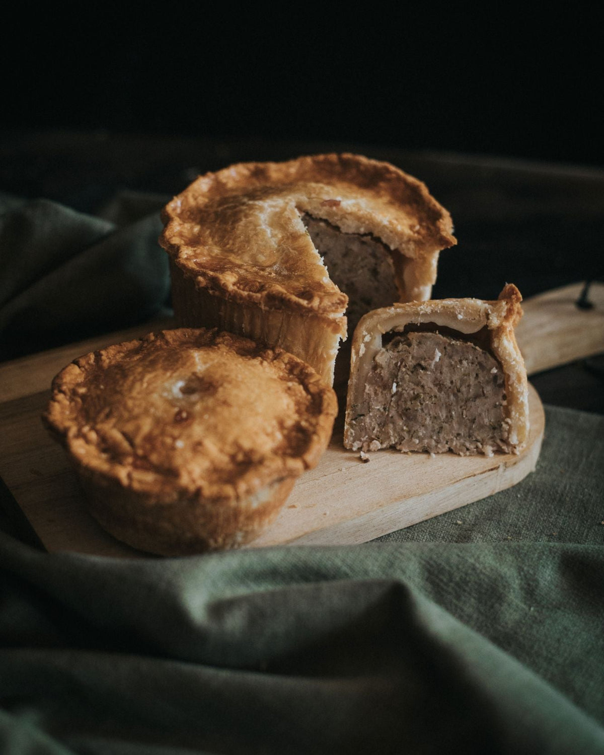 Greendale Pork, Chestnut, Rosemary & Thyme Pie