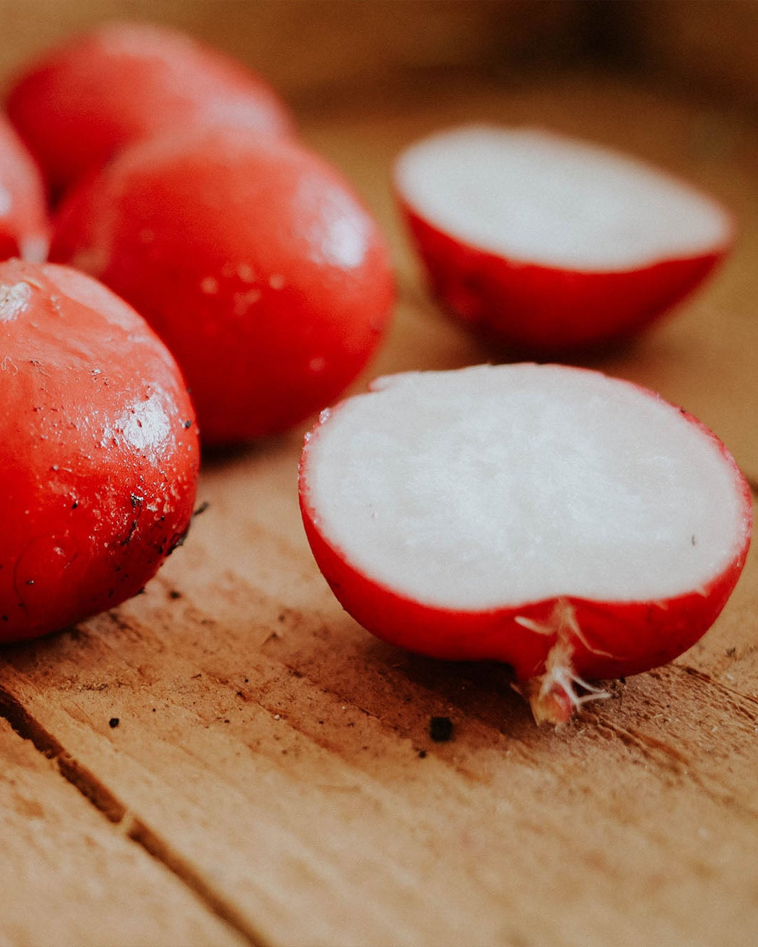 Pre-packed Greendale radishes