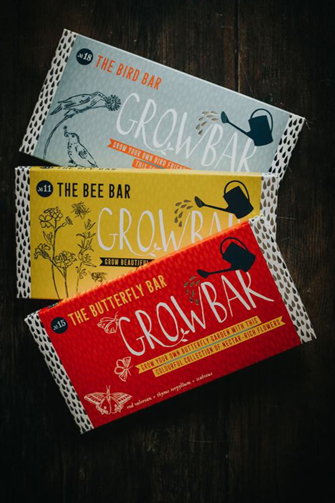Wildlife garden grow bar trio