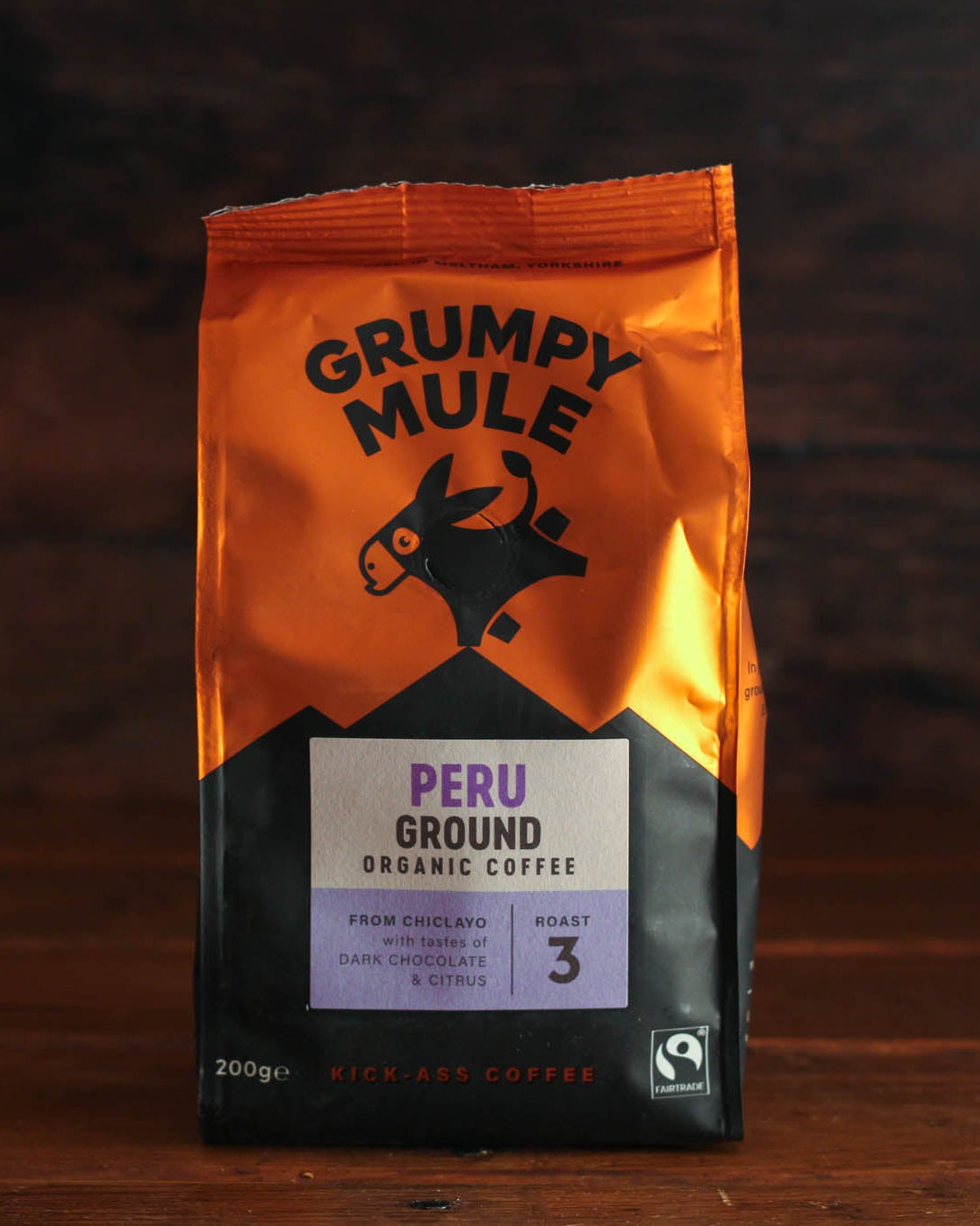 Grumpy Mule Peru Organic Ground Coffee