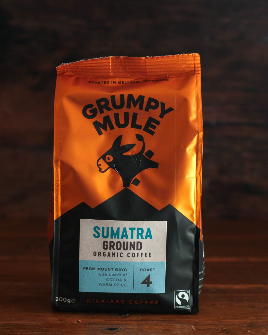 Grumpy Mule Sumatra Organic Ground Coffee