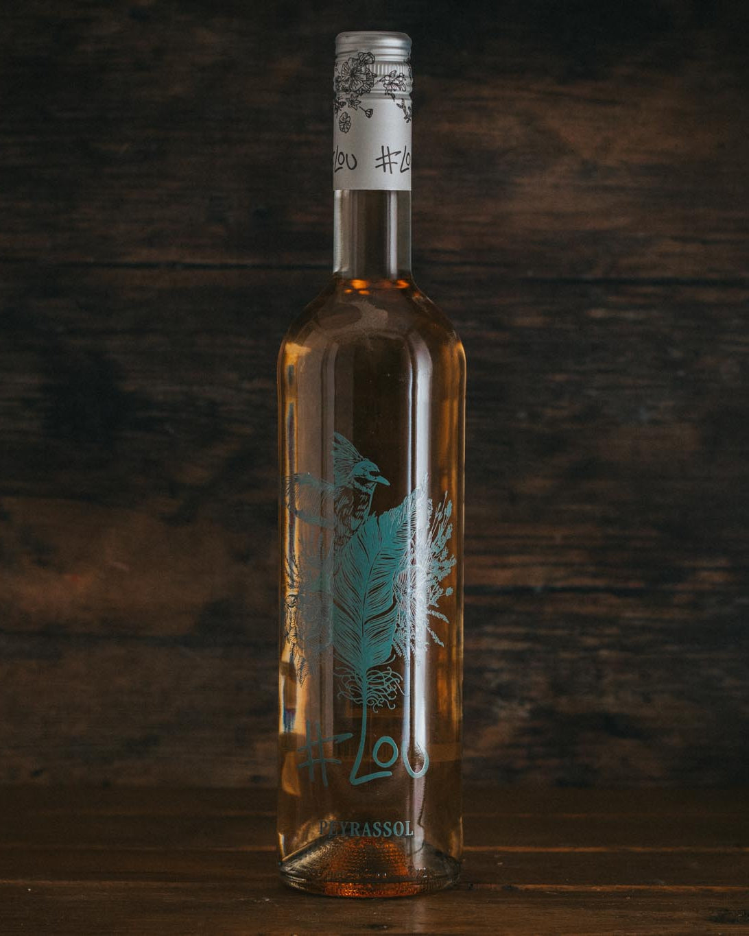 A bottle of Lou By Peyrassol Rosé.
